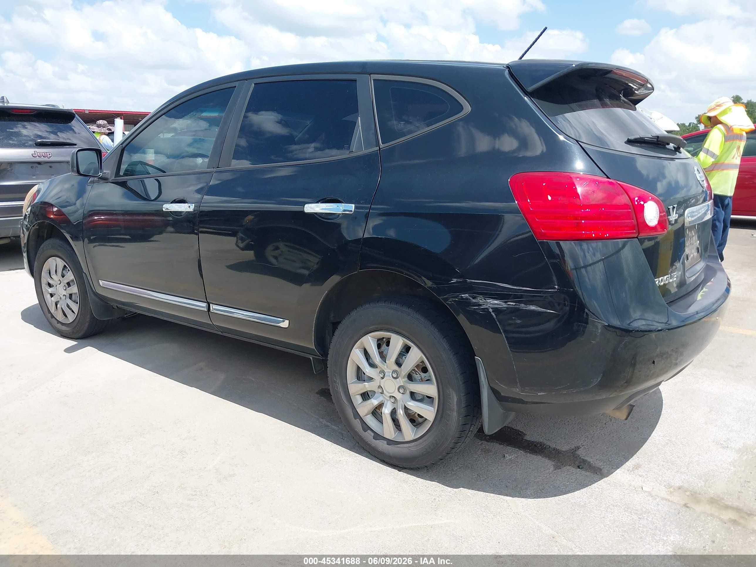 2012 Nissan Rogue S Black vin: JN8AS5MT4CW261492