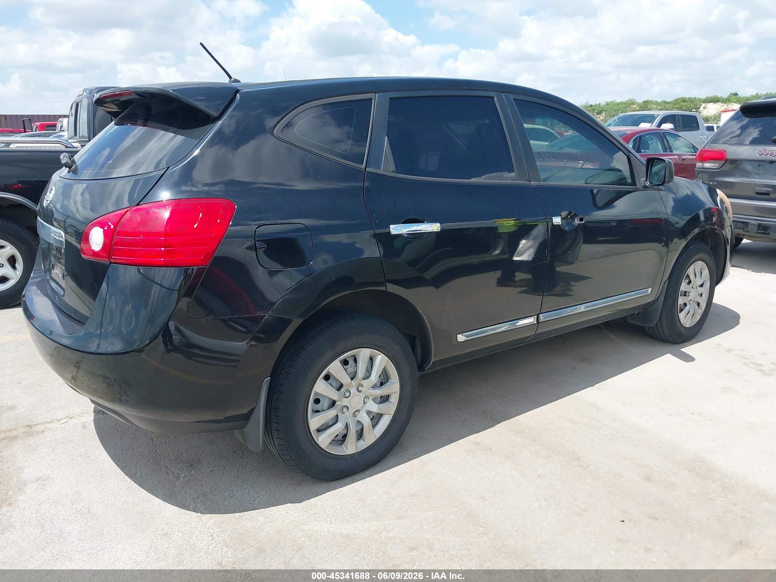 2012 Nissan Rogue S Black vin: JN8AS5MT4CW261492