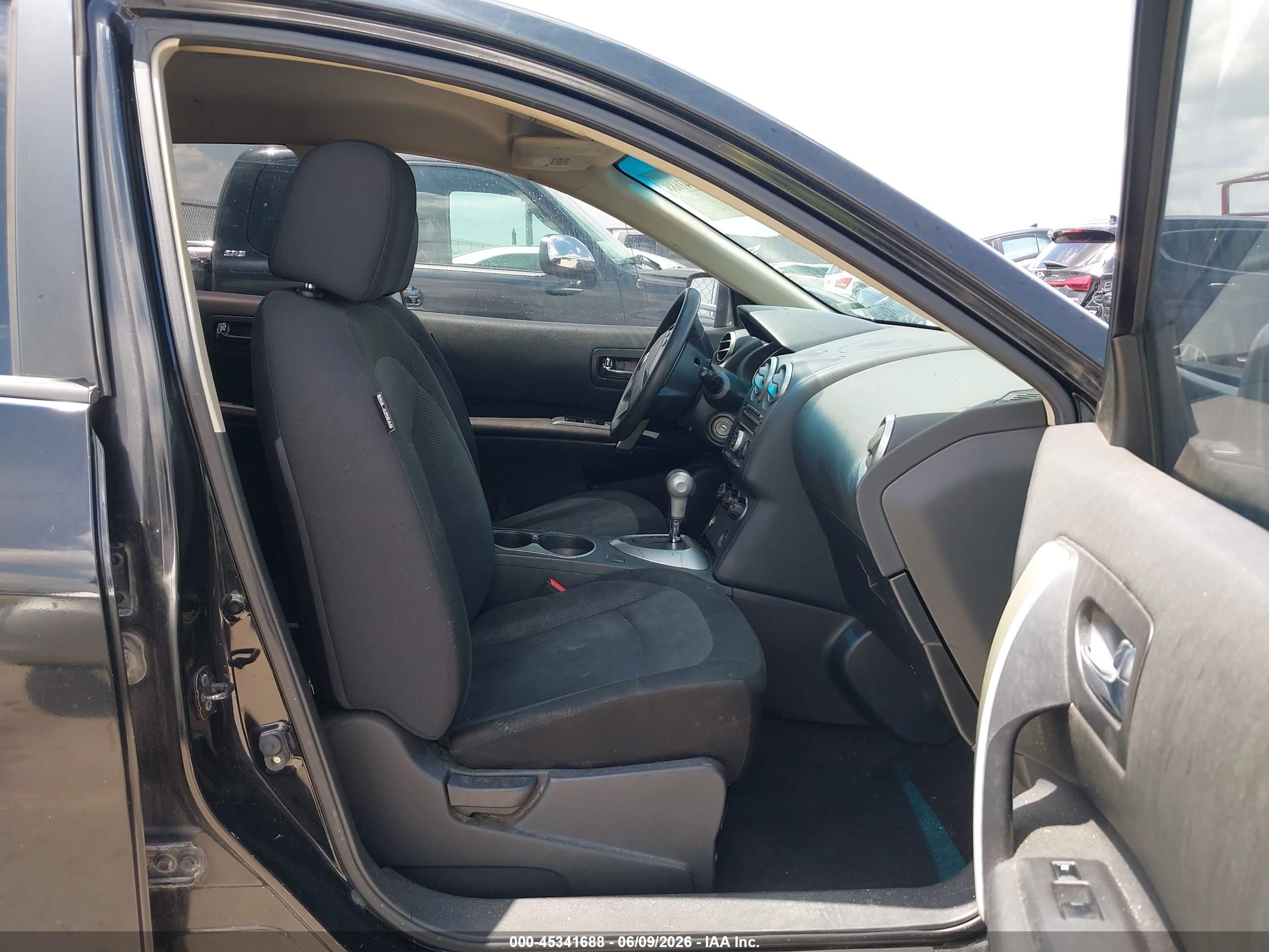 2012 Nissan Rogue S Black vin: JN8AS5MT4CW261492