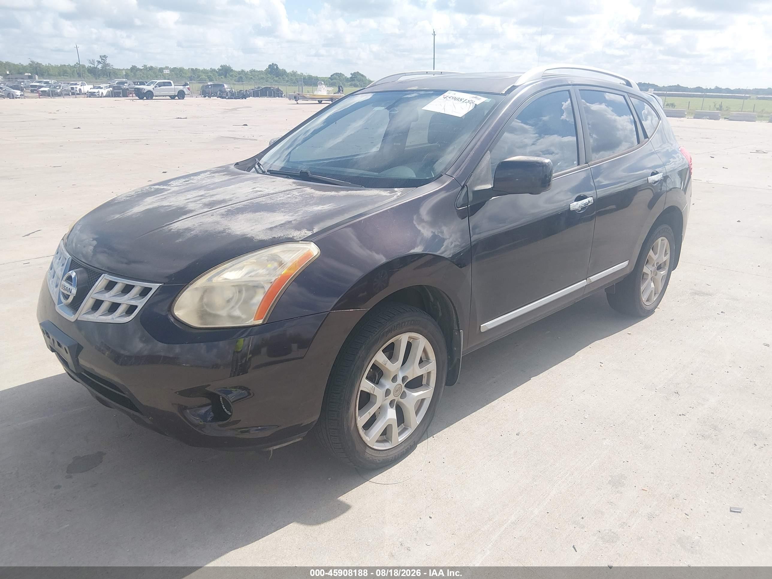 2012 Nissan Rogue Sv W/sl Pkg Фиолетовый vin: JN8AS5MT4CW265722