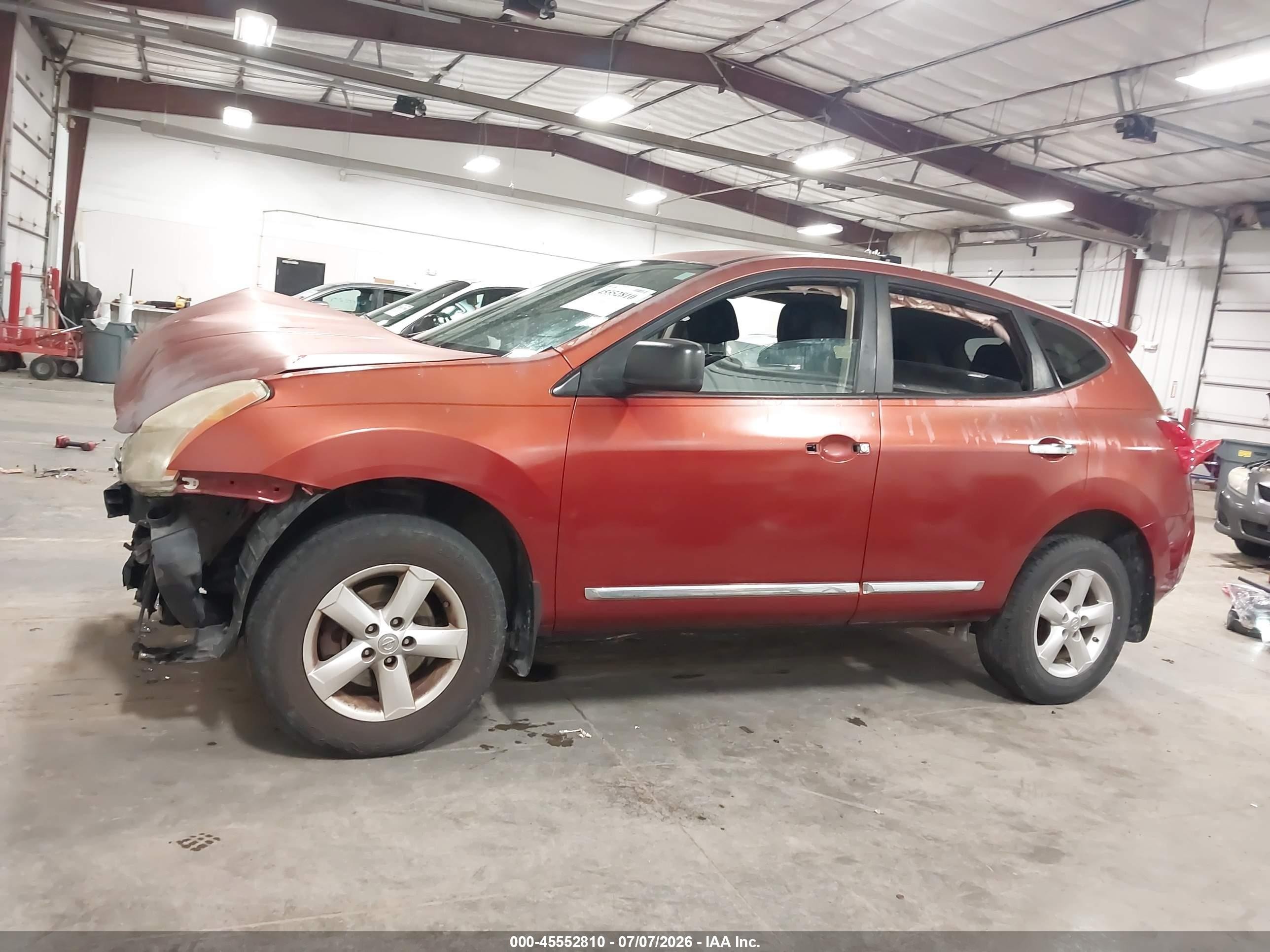 2012 Nissan Rogue S Orange vin: JN8AS5MT4CW269396