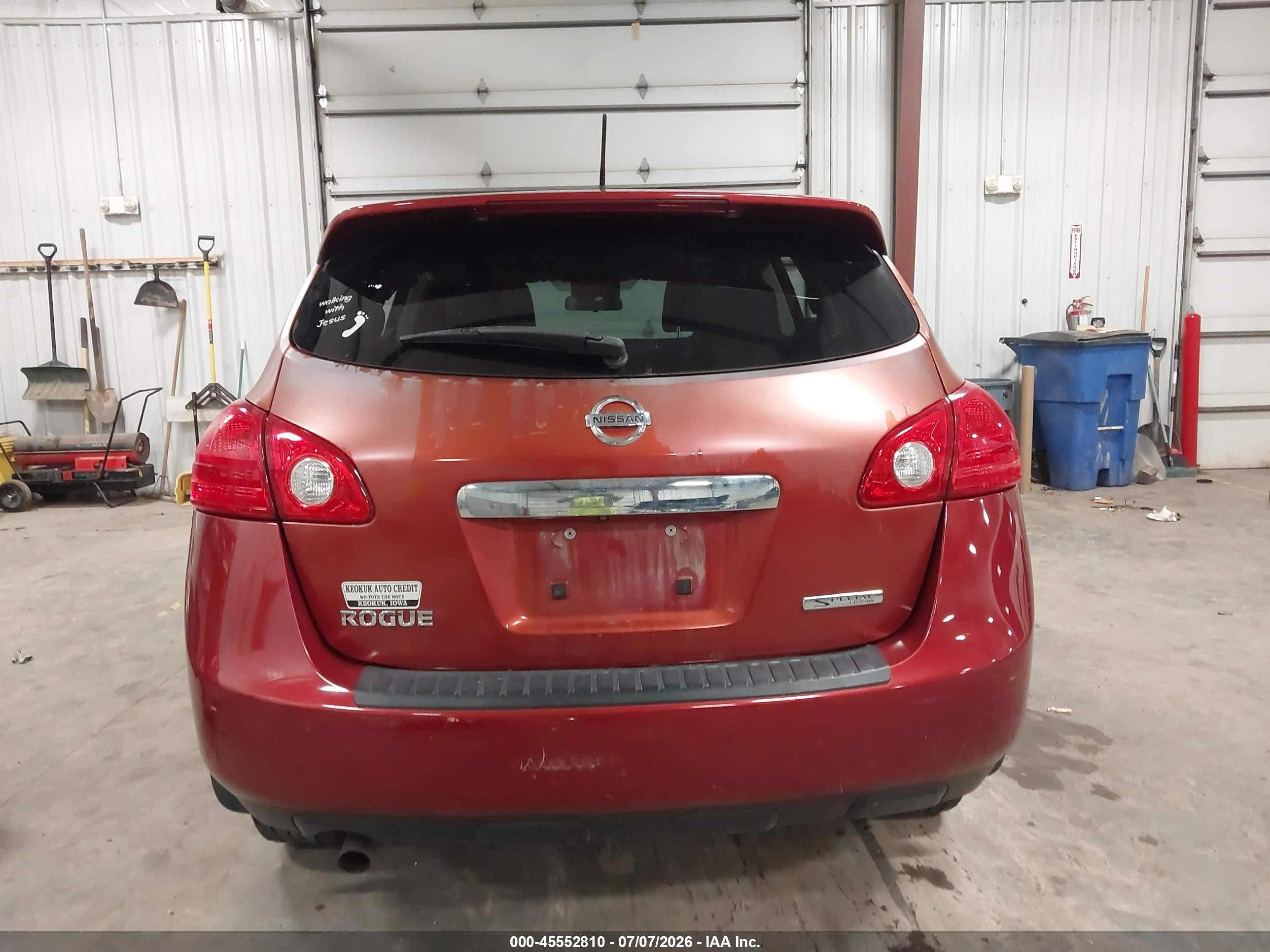 2012 Nissan Rogue S Orange vin: JN8AS5MT4CW269396