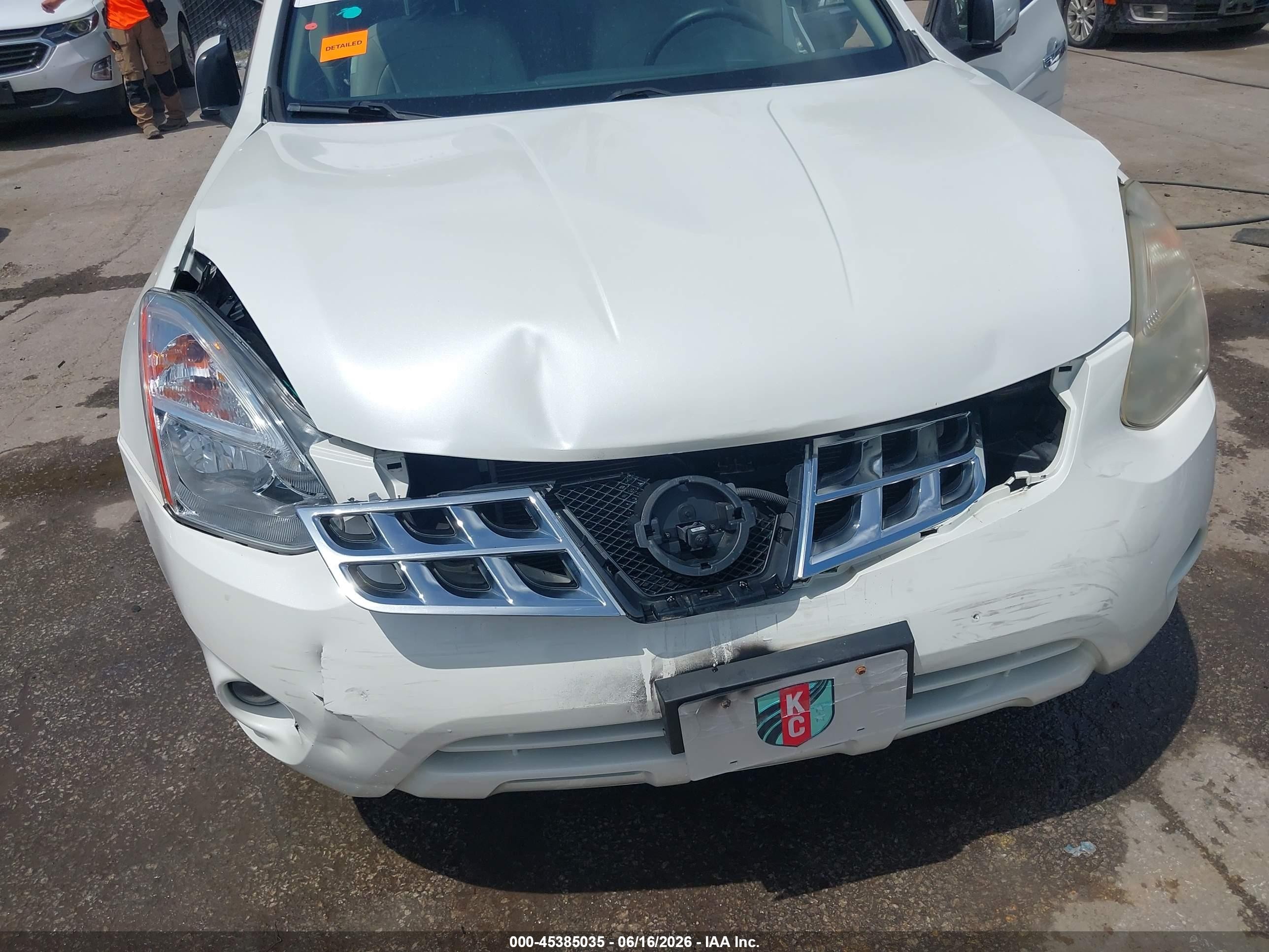 2012 Nissan Rogue Sv W/sl Pkg White vin: JN8AS5MT4CW274288