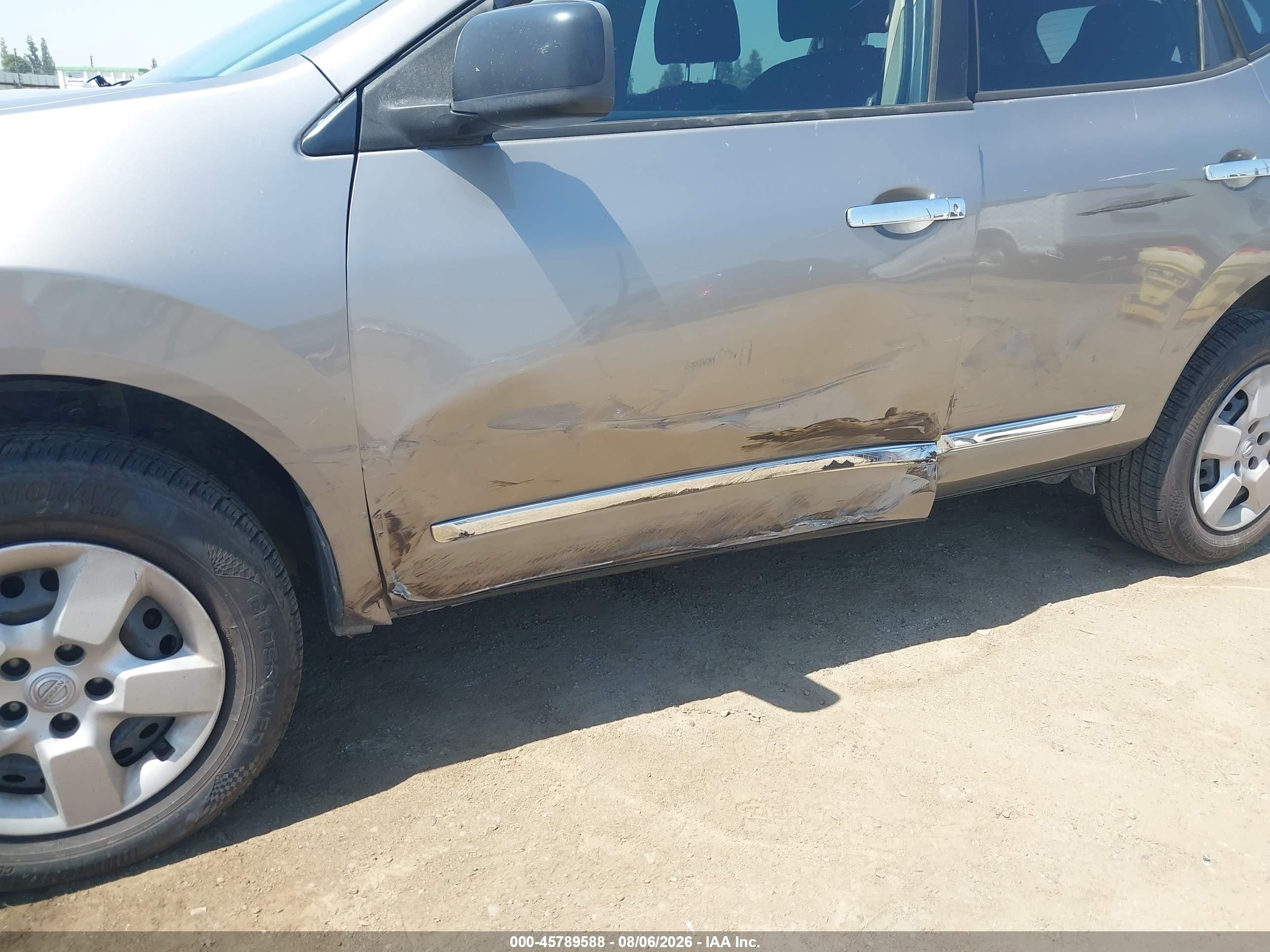 2012 Nissan Rogue S Серый vin: JN8AS5MT4CW276347