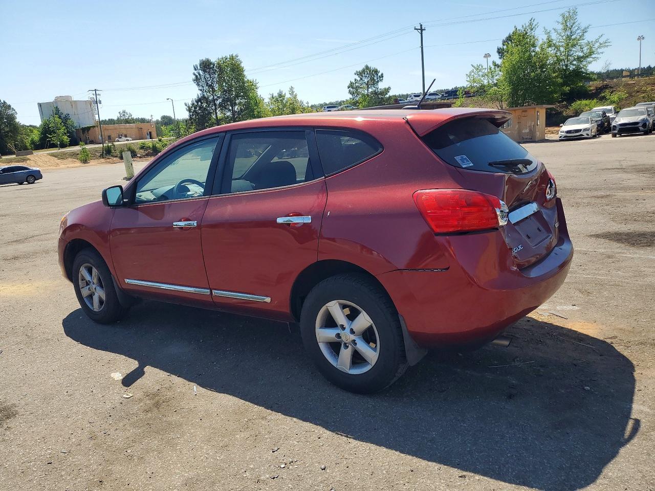 2012 Nissan Rogue S Burgundy vin: JN8AS5MT4CW283721