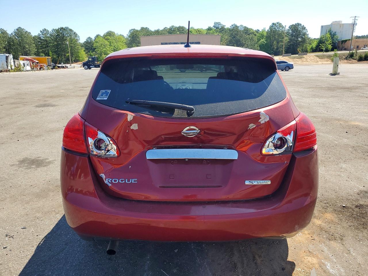 2012 Nissan Rogue S Burgundy vin: JN8AS5MT4CW283721