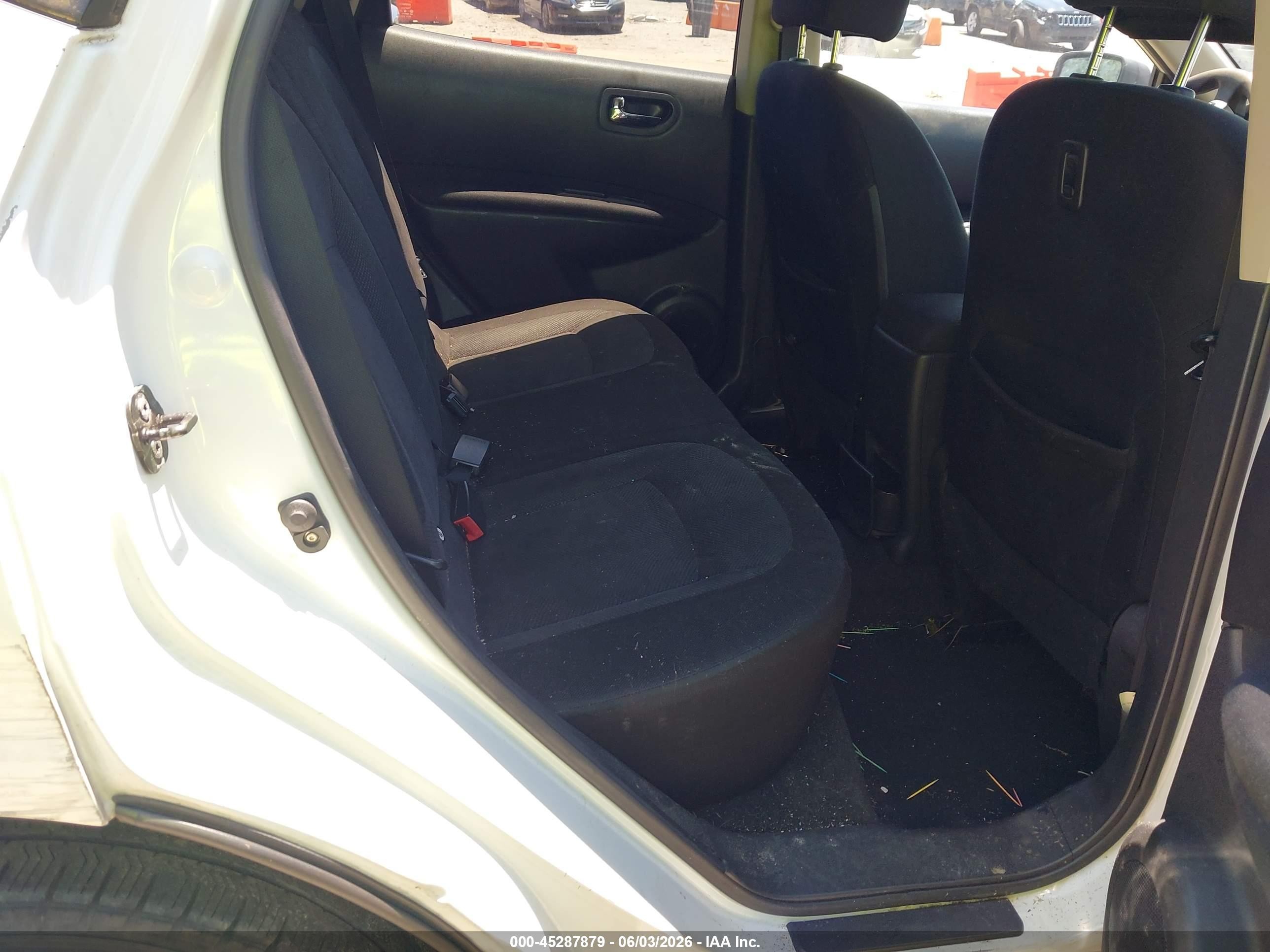 2012 Nissan Rogue S Белый vin: JN8AS5MT4CW293486