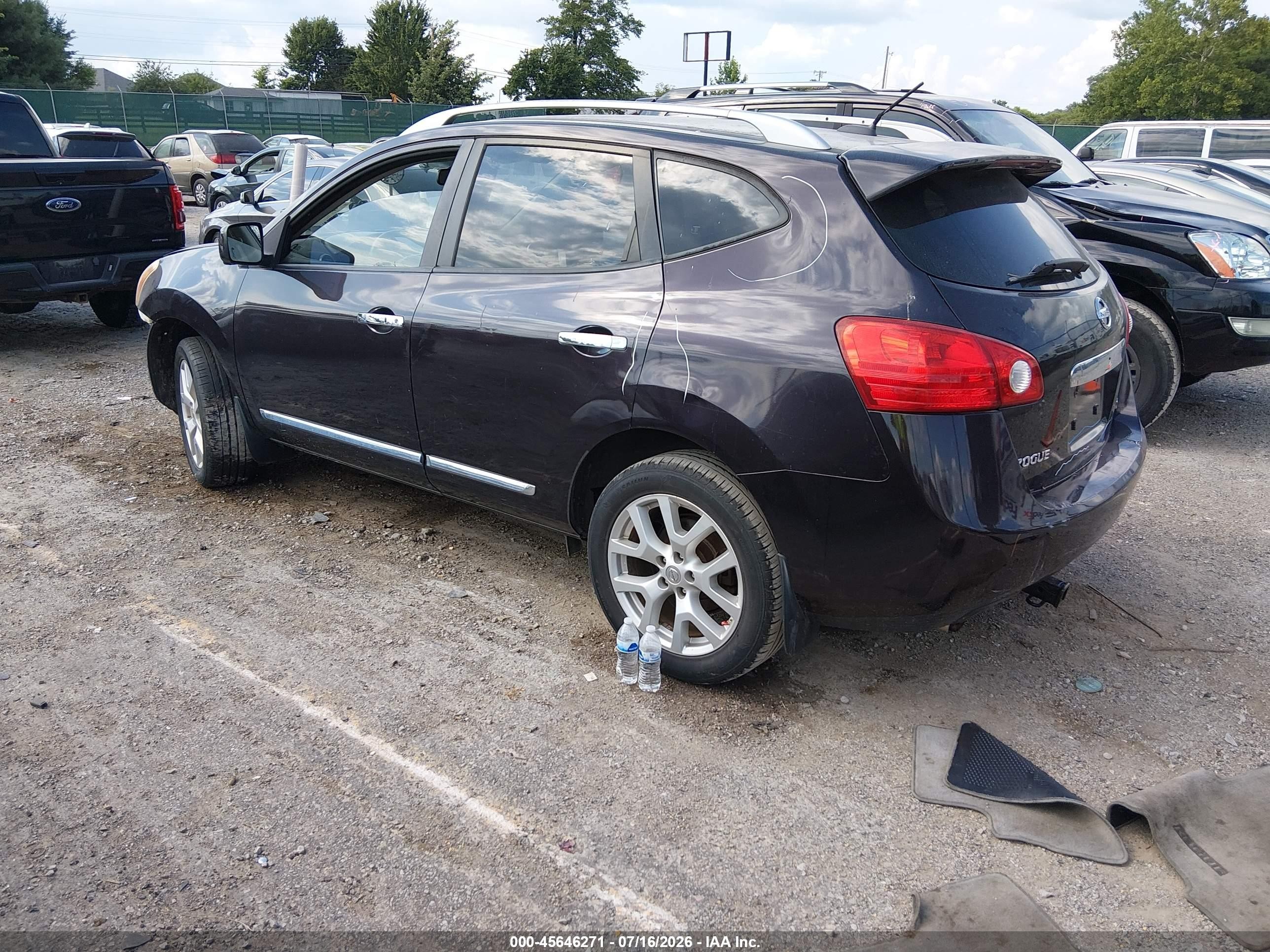 2012 Nissan Rogue Sv W/sl Pkg Beige vin: JN8AS5MT4CW297876