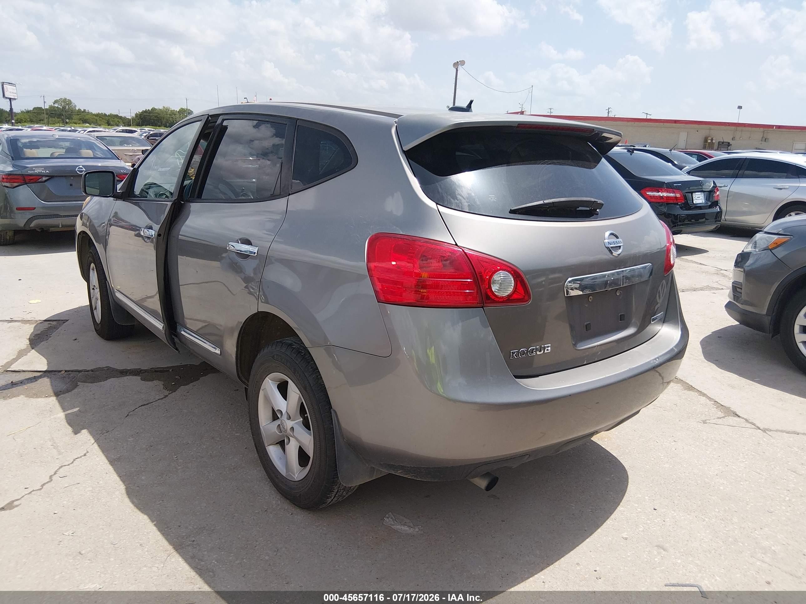 2012 Nissan Rogue S Brown vin: JN8AS5MT4CW612787
