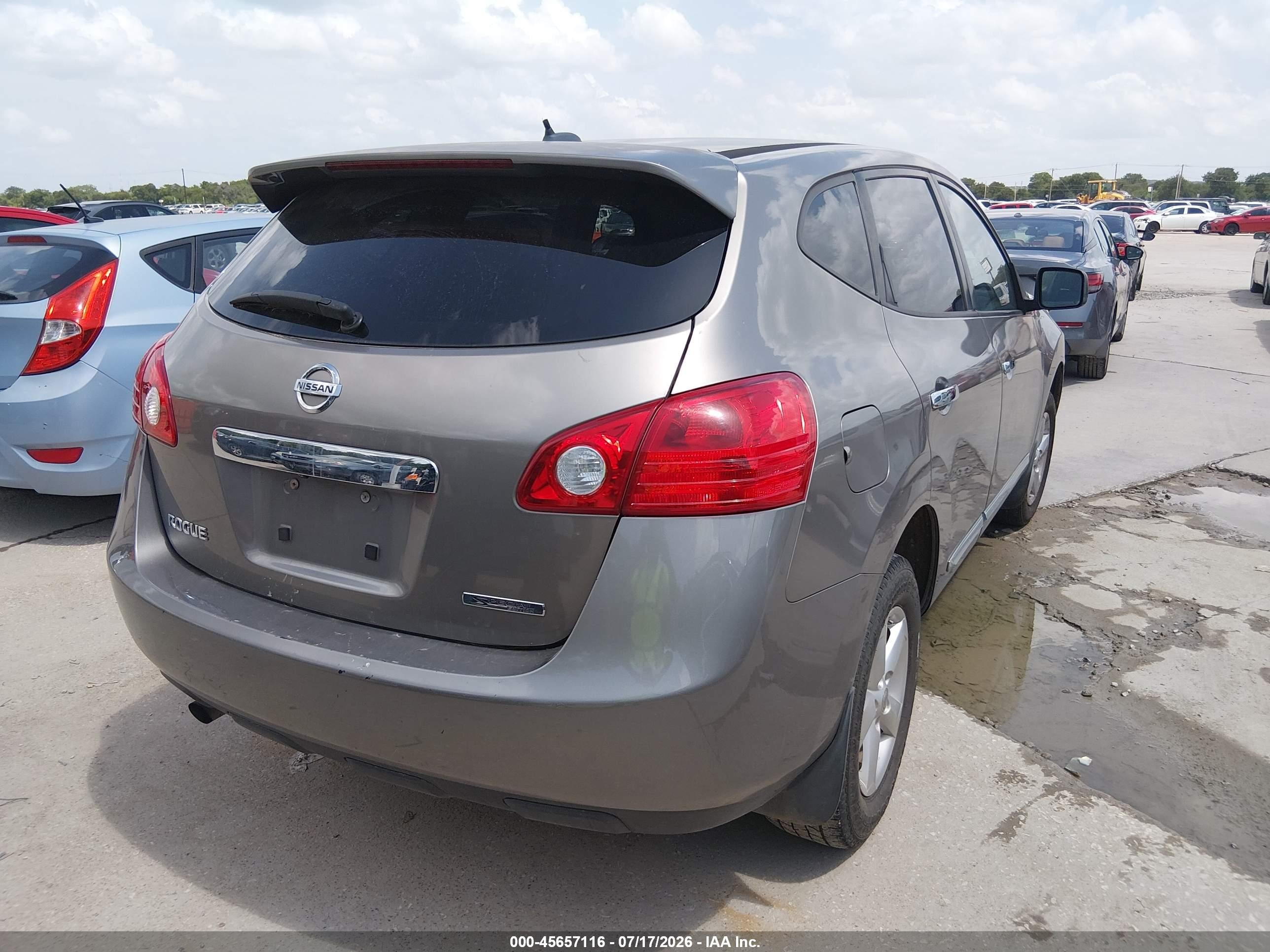 2012 Nissan Rogue S Brown vin: JN8AS5MT4CW612787