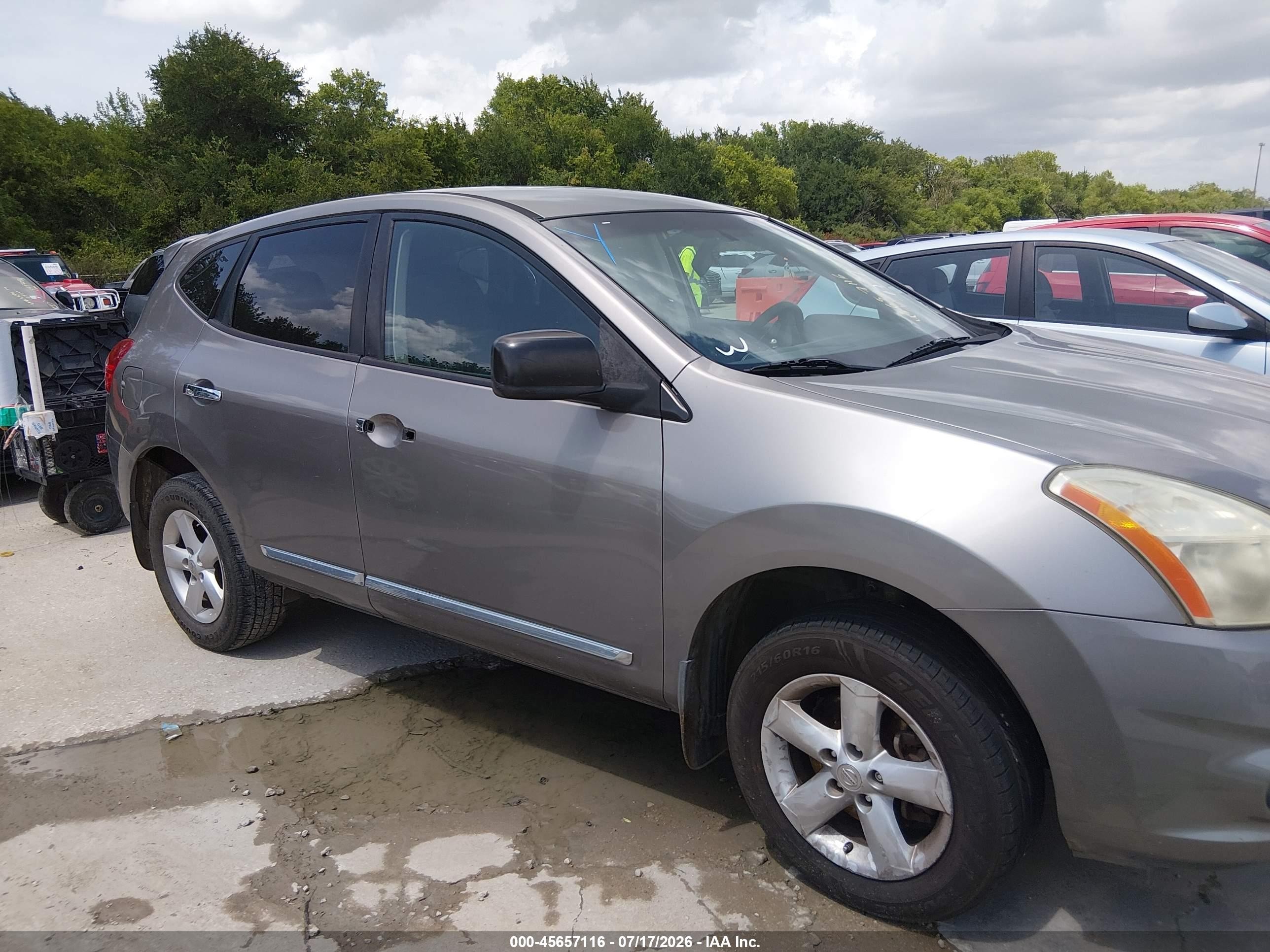 2012 Nissan Rogue S Brown vin: JN8AS5MT4CW612787