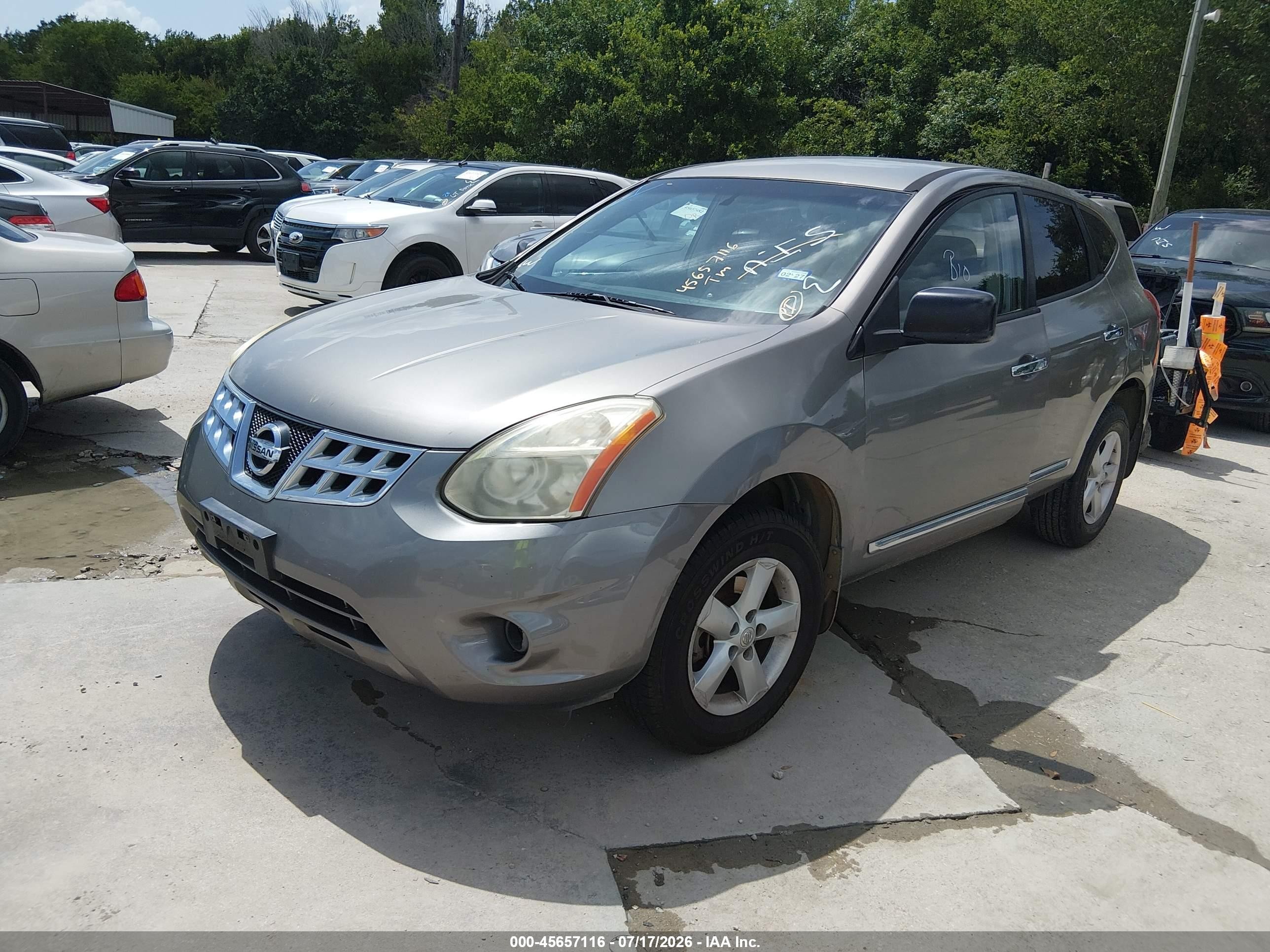 2012 Nissan Rogue S Brown vin: JN8AS5MT4CW612787