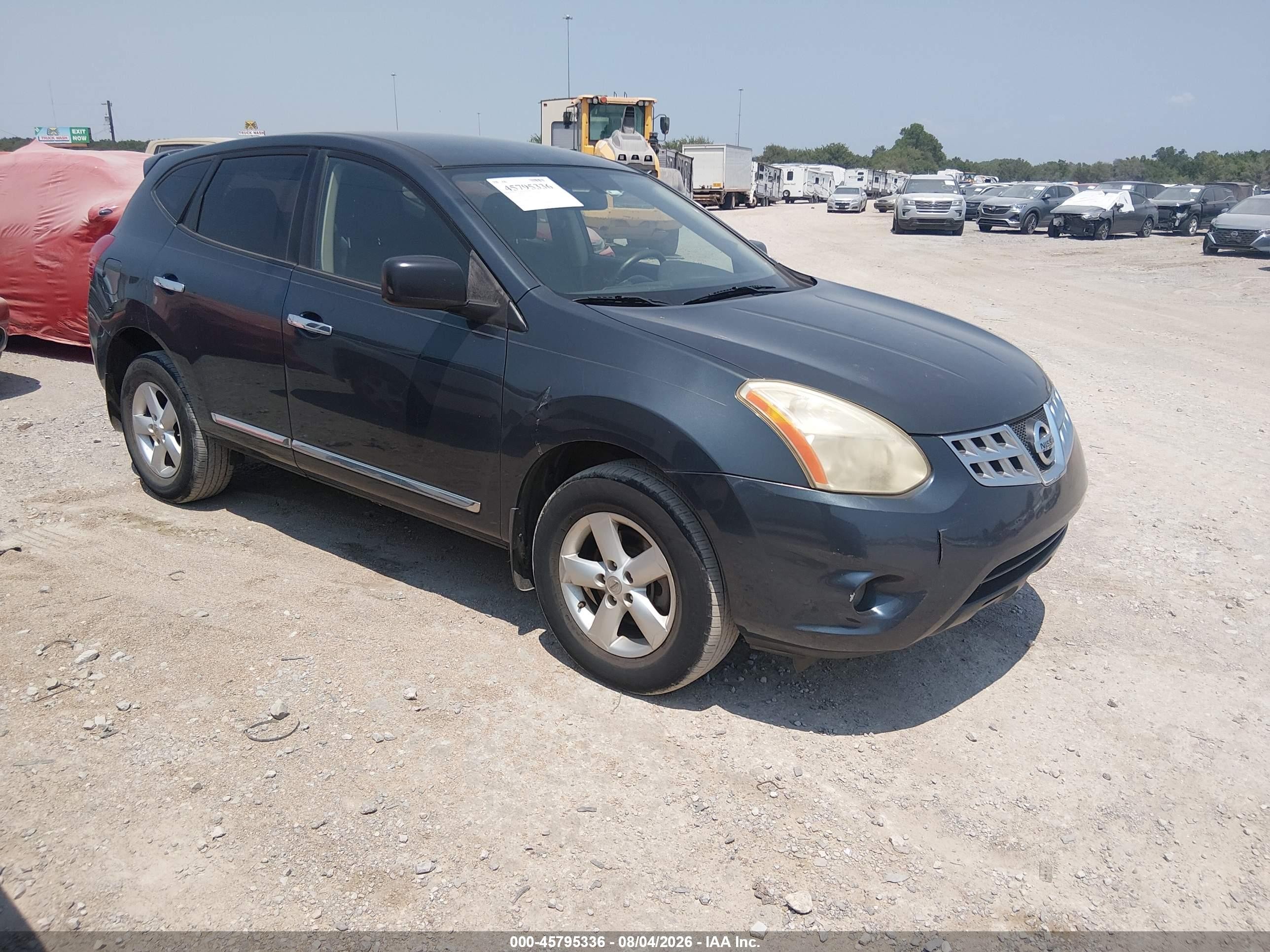 2012 Nissan Rogue S Blue vin: JN8AS5MT4CW614023