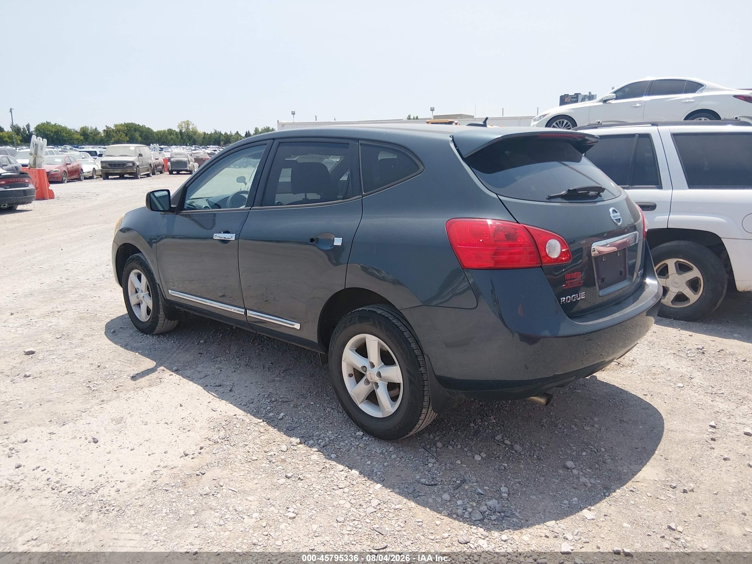 2012 Nissan Rogue S Blue vin: JN8AS5MT4CW614023