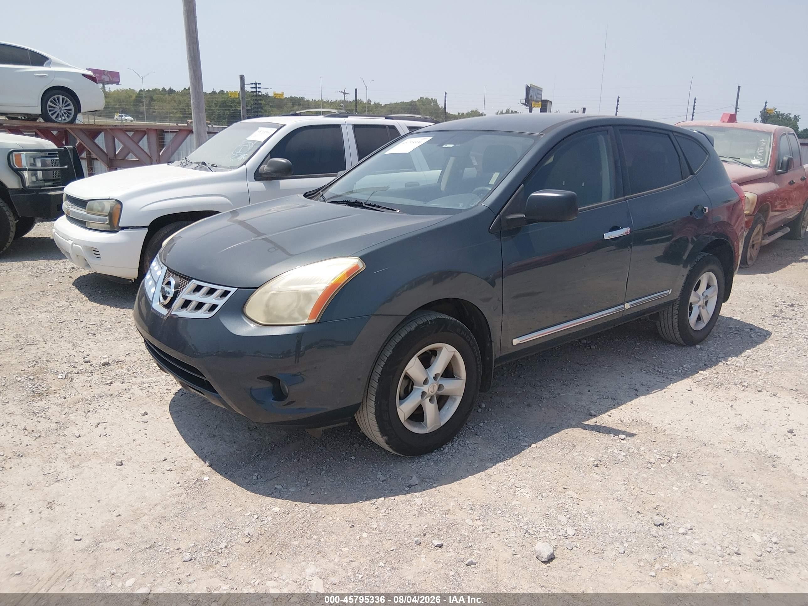 2012 Nissan Rogue S Blue vin: JN8AS5MT4CW614023