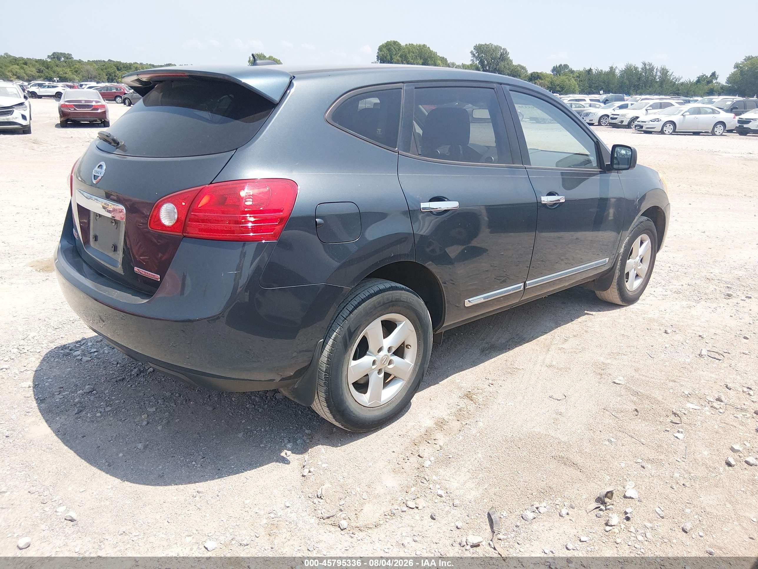 2012 Nissan Rogue S Blue vin: JN8AS5MT4CW614023
