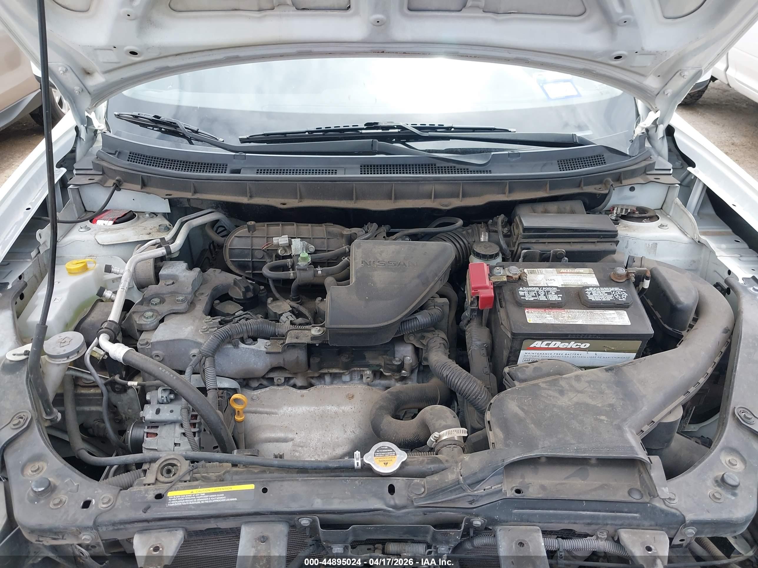 2013 Nissan Rogue Sv White vin: JN8AS5MT4DW004754