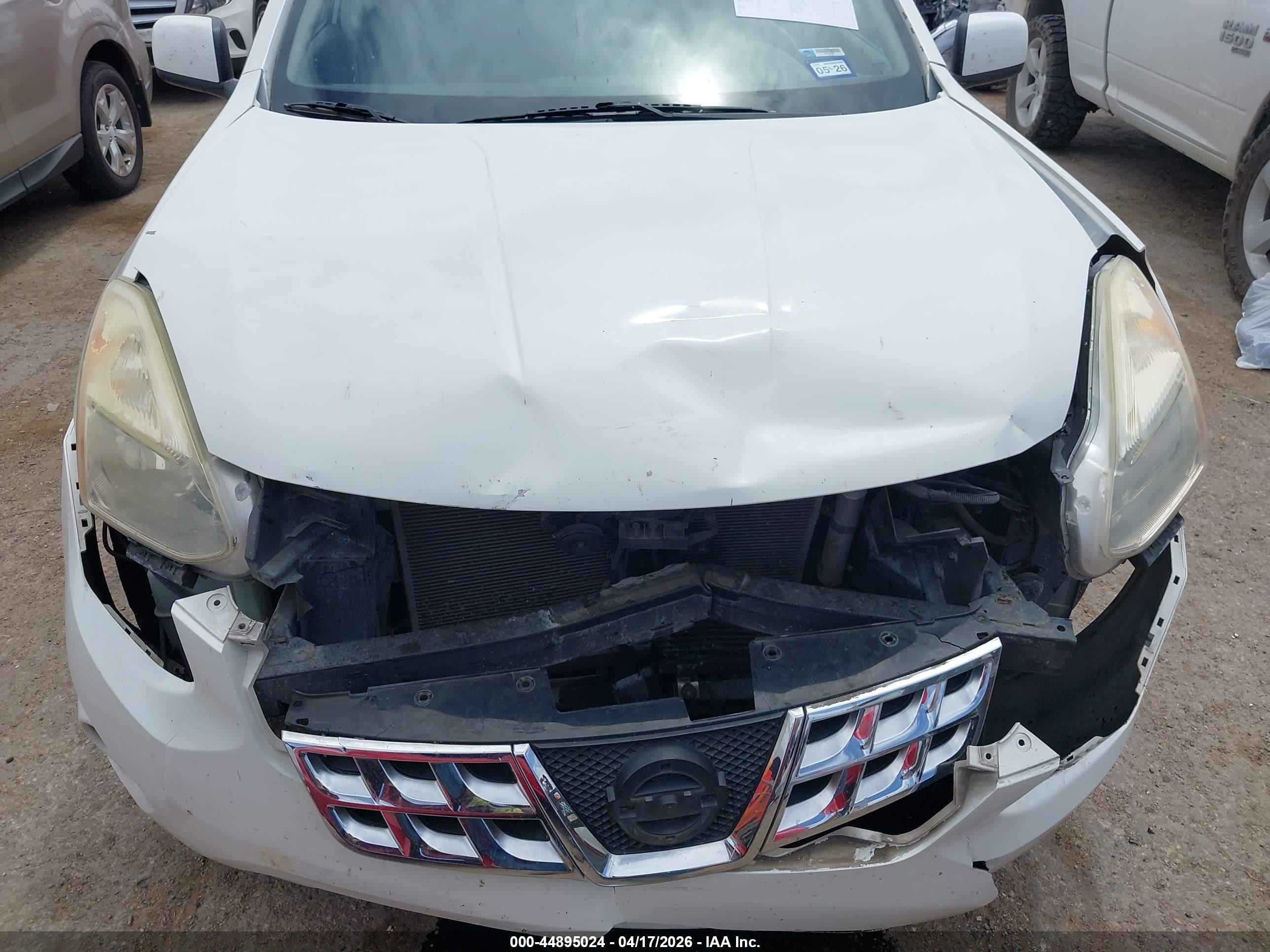 2013 Nissan Rogue Sv White vin: JN8AS5MT4DW004754