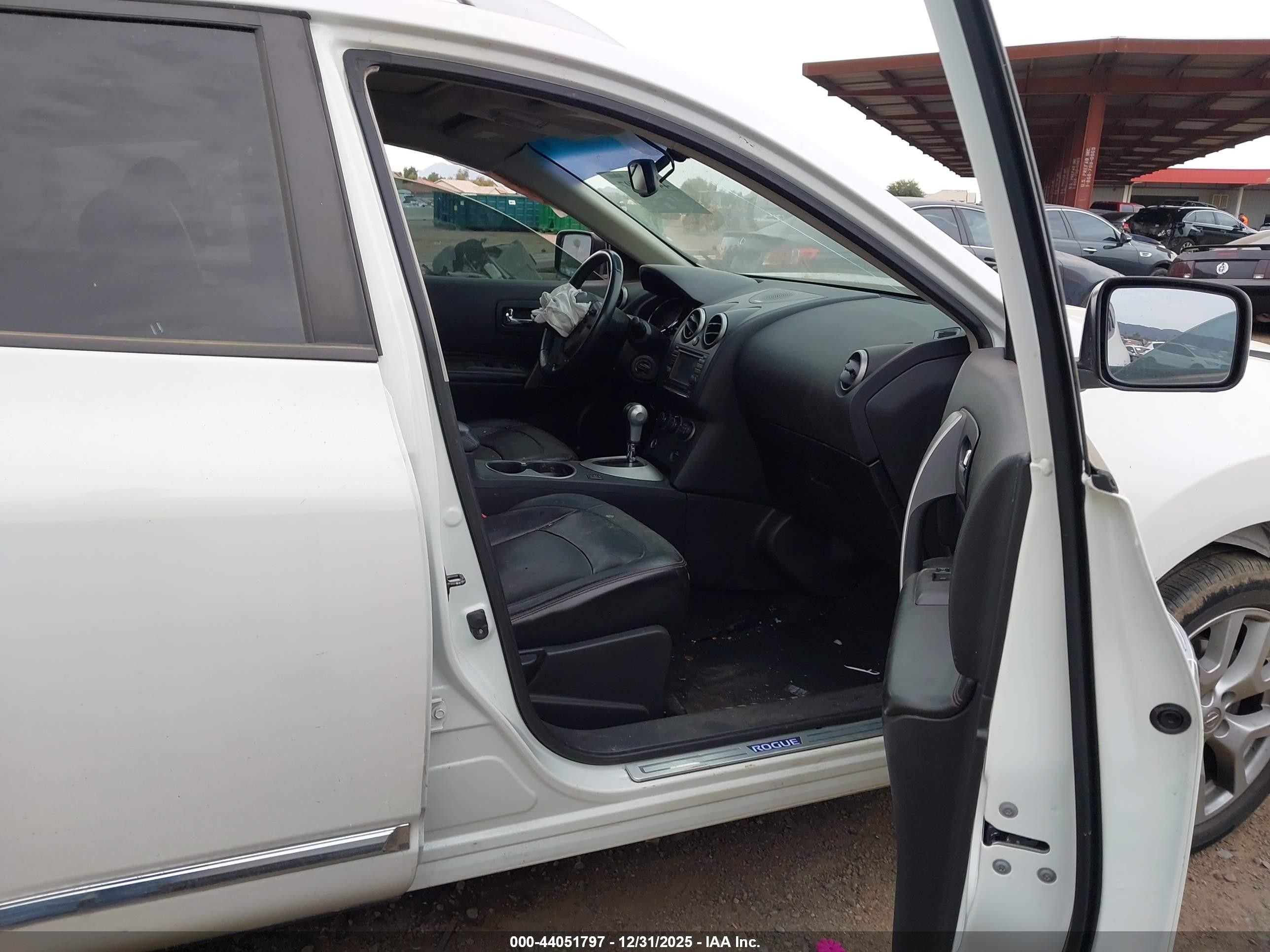 2013 Nissan Rogue Sv W/sl Pkg White vin: JN8AS5MT4DW006469