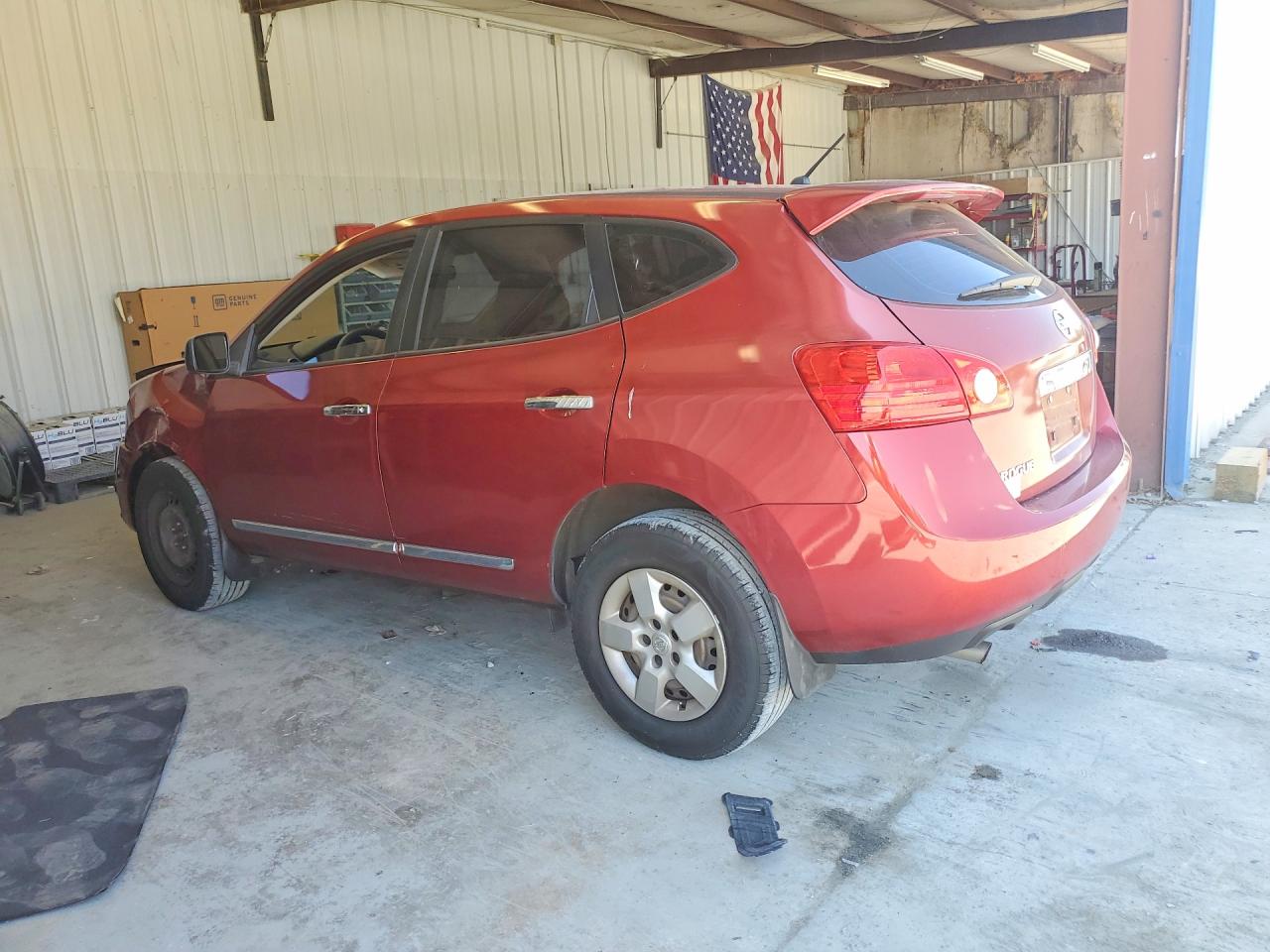 2013 Nissan Rogue S Red vin: JN8AS5MT4DW020081