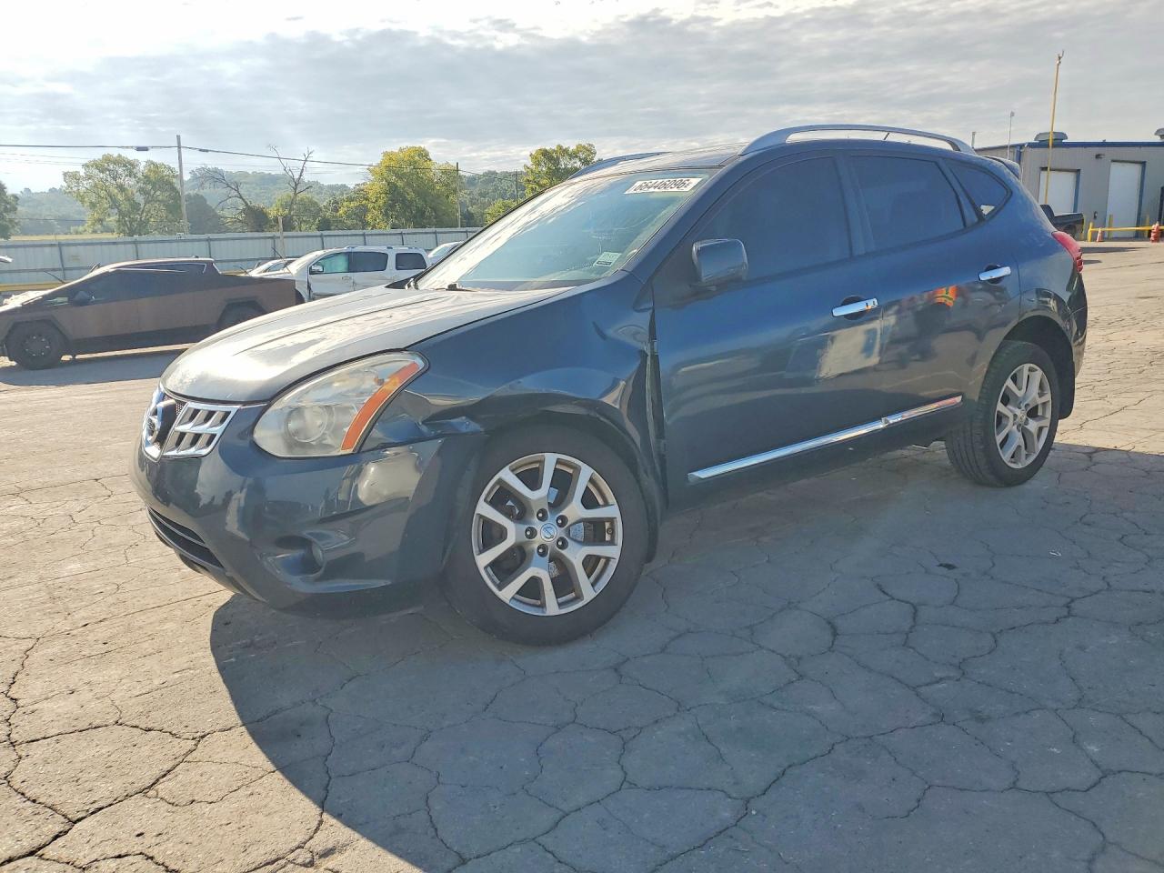 2013 Nissan Rogue S Blue vin: JN8AS5MT4DW022610