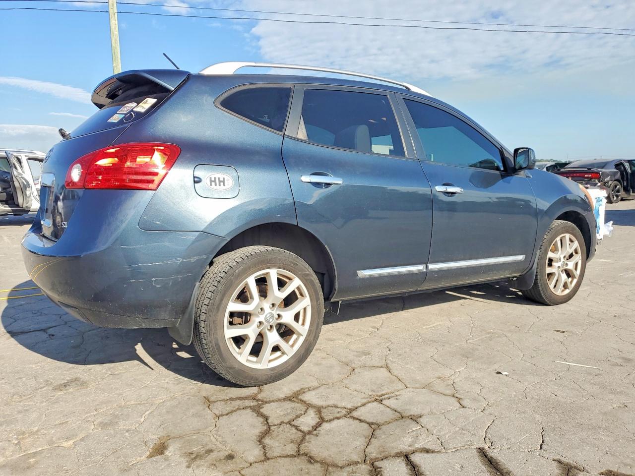 2013 Nissan Rogue S Blue vin: JN8AS5MT4DW022610
