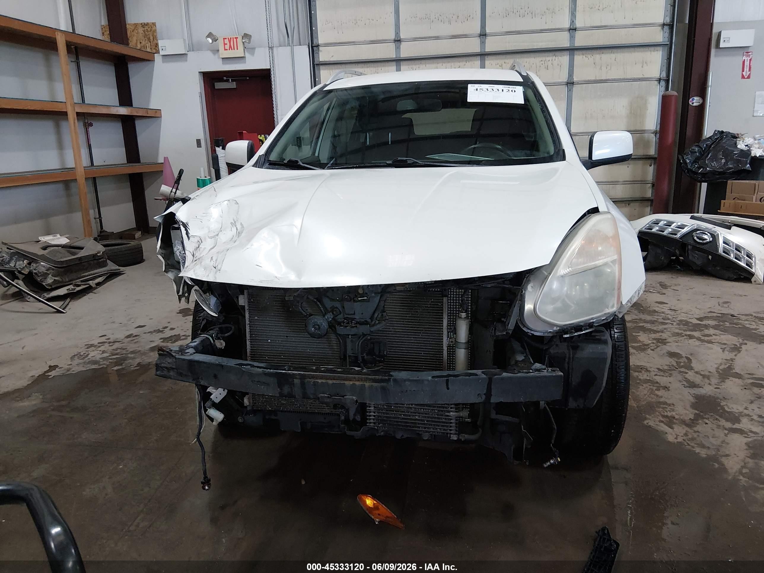 2013 Nissan Rogue Sv White vin: JN8AS5MT4DW507734