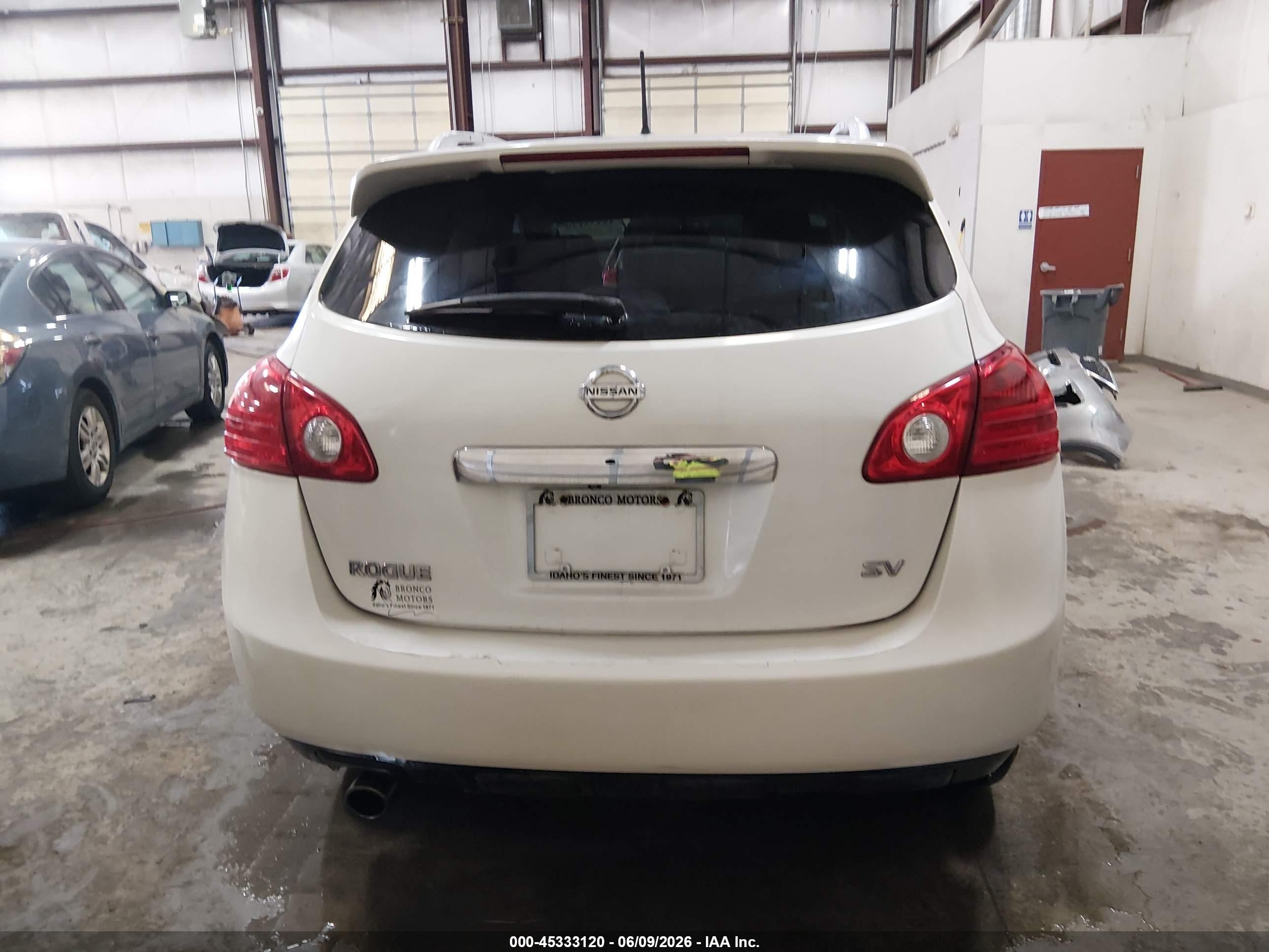 2013 Nissan Rogue Sv White vin: JN8AS5MT4DW507734