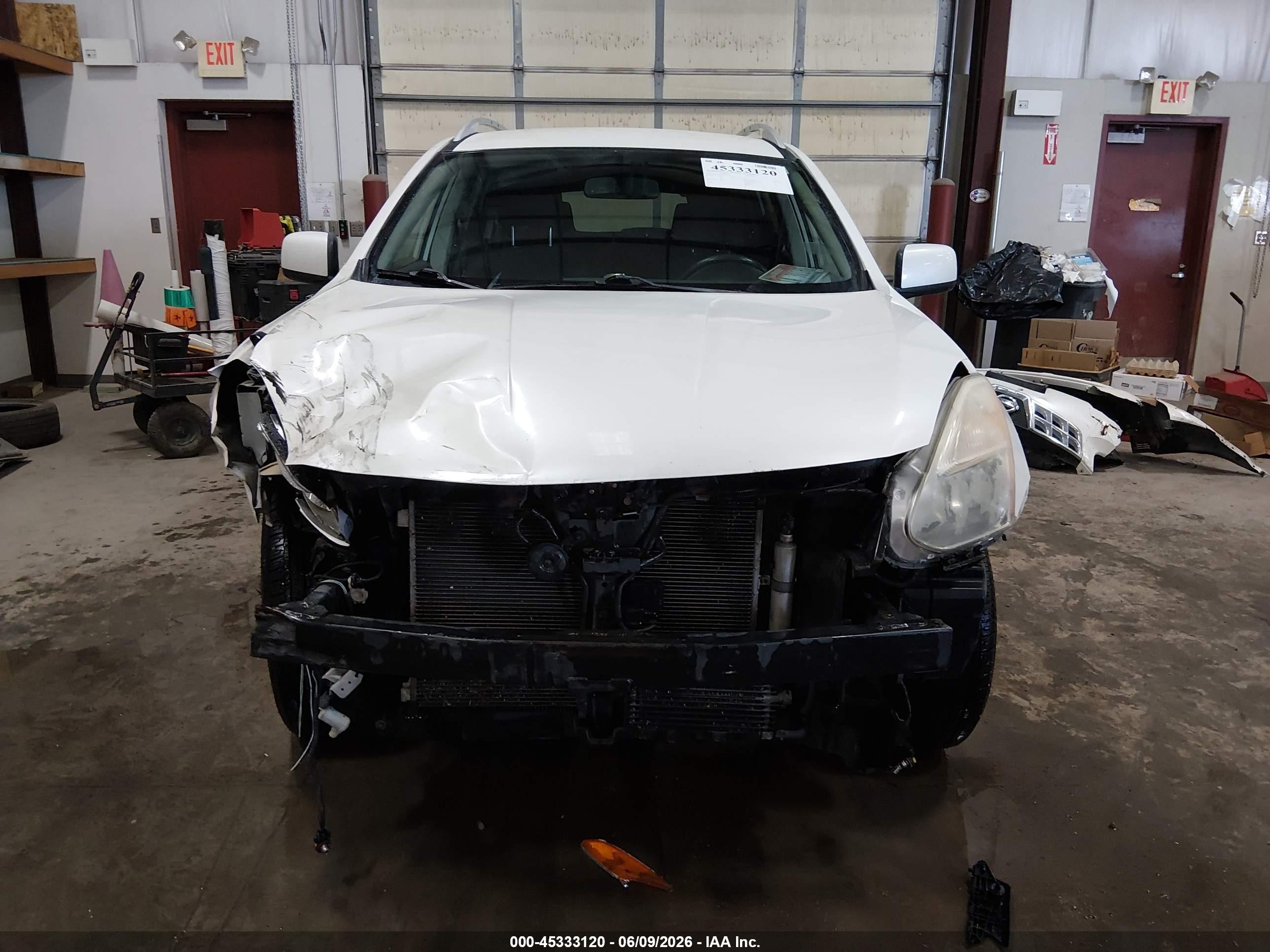 2013 Nissan Rogue Sv White vin: JN8AS5MT4DW507734