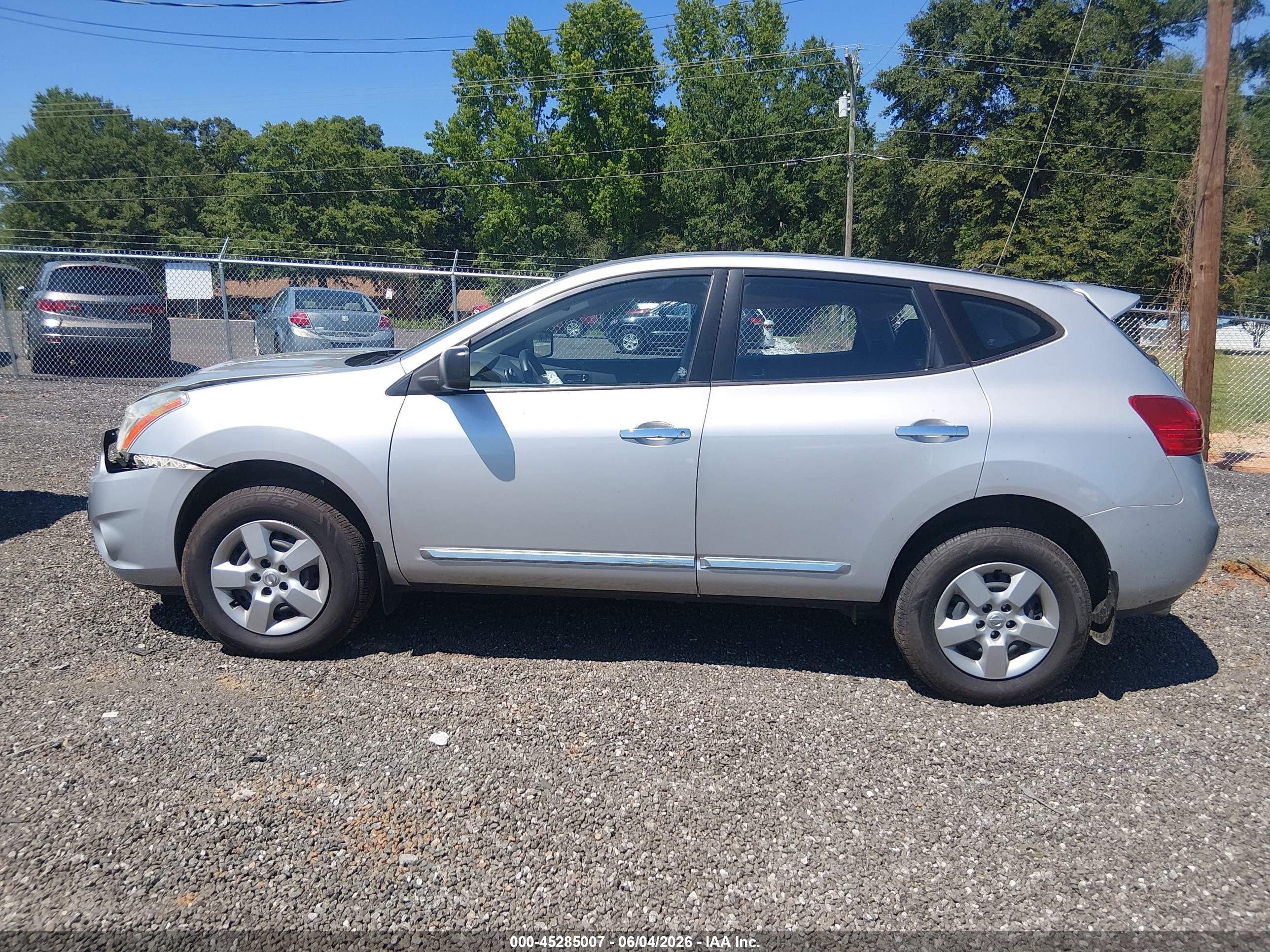 2013 Nissan Rogue S Silver vin: JN8AS5MT4DW508298