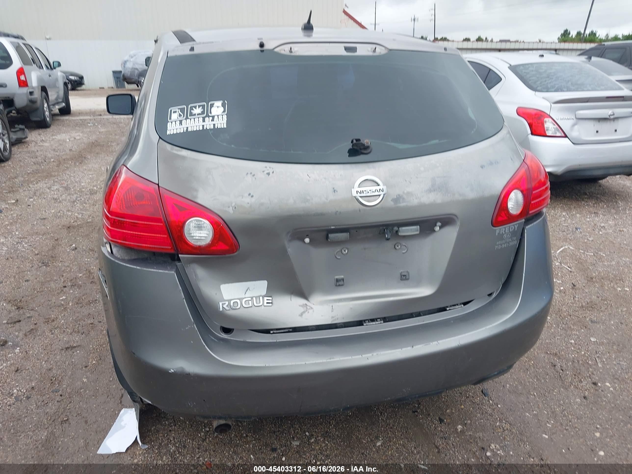2013 Nissan Rogue S Gray vin: JN8AS5MT4DW508737