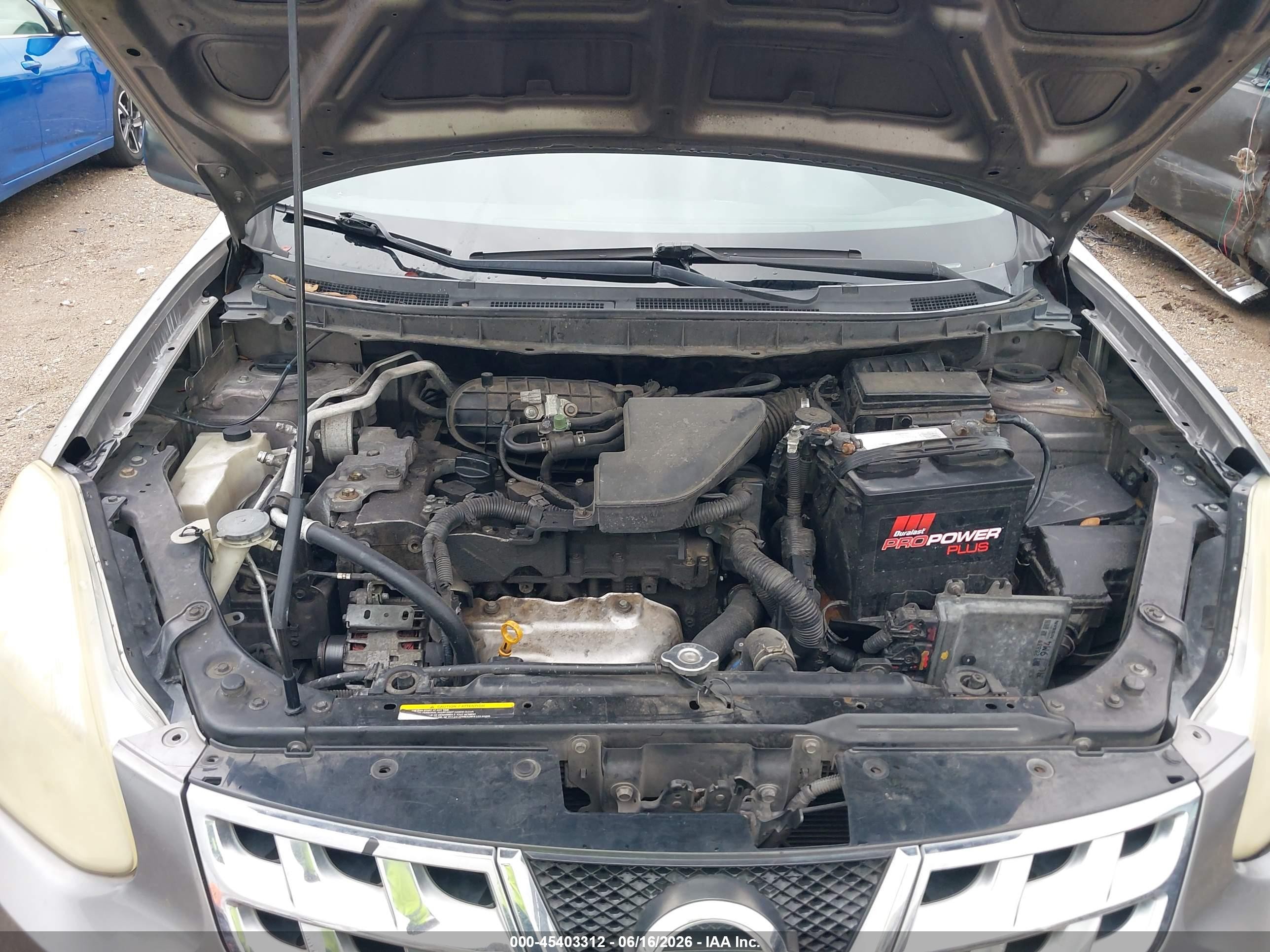 2013 Nissan Rogue S Gray vin: JN8AS5MT4DW508737