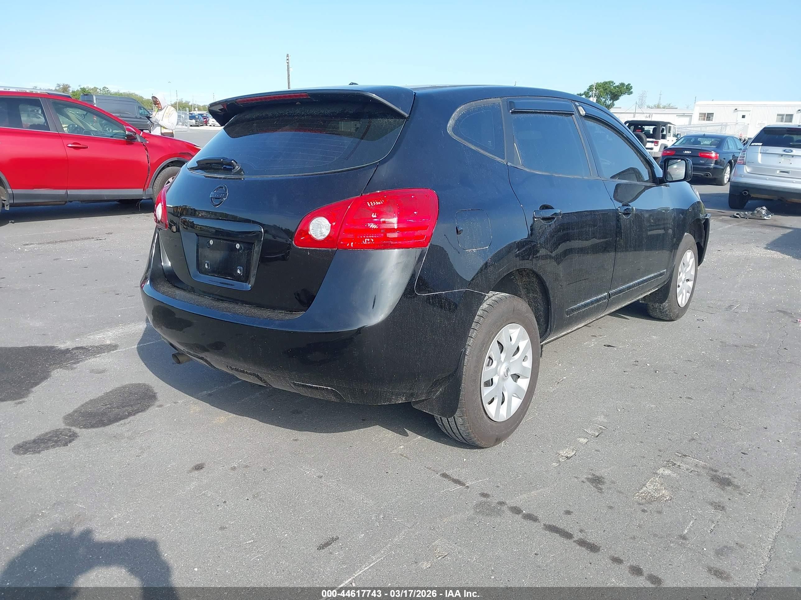 2013 Nissan Rogue S Black vin: JN8AS5MT4DW515719