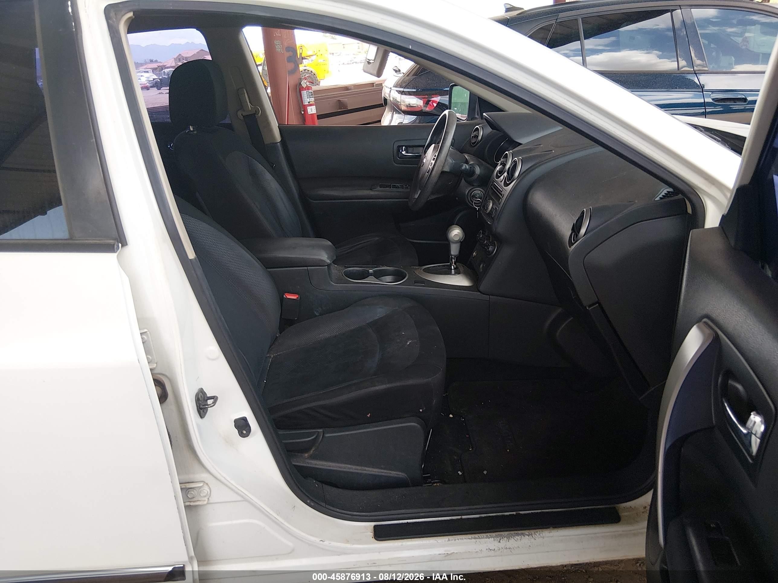 2013 Nissan Rogue S White vin: JN8AS5MT4DW519446