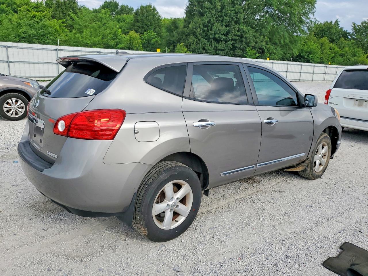 2013 Nissan Rogue S Gray vin: JN8AS5MT4DW520760