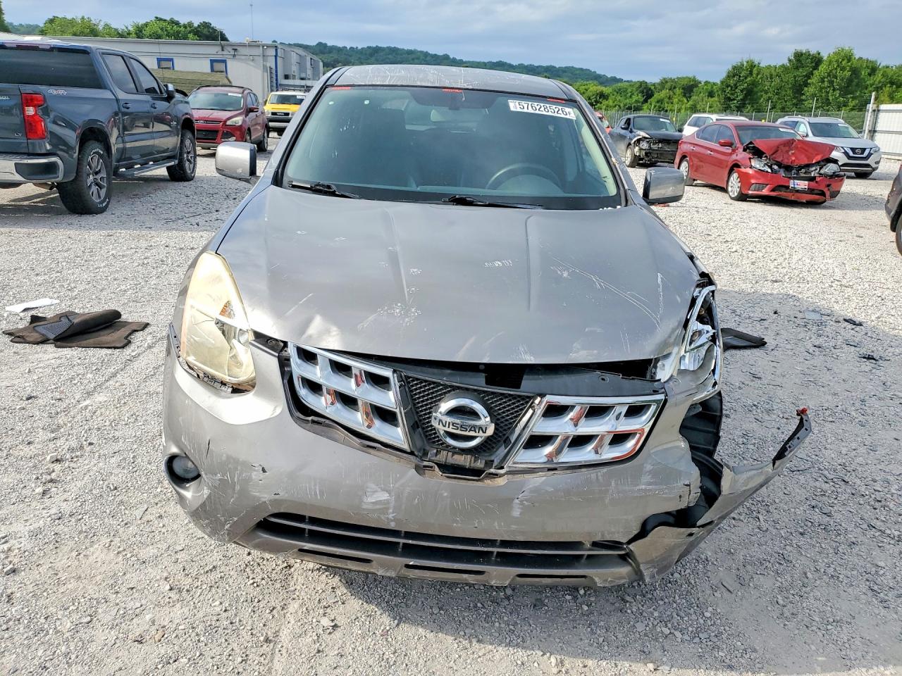 2013 Nissan Rogue S Gray vin: JN8AS5MT4DW520760