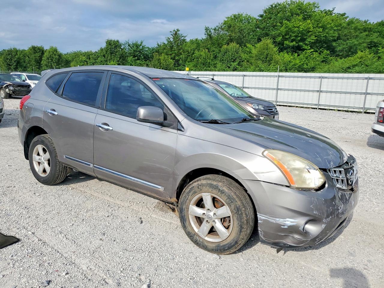 2013 Nissan Rogue S Gray vin: JN8AS5MT4DW520760