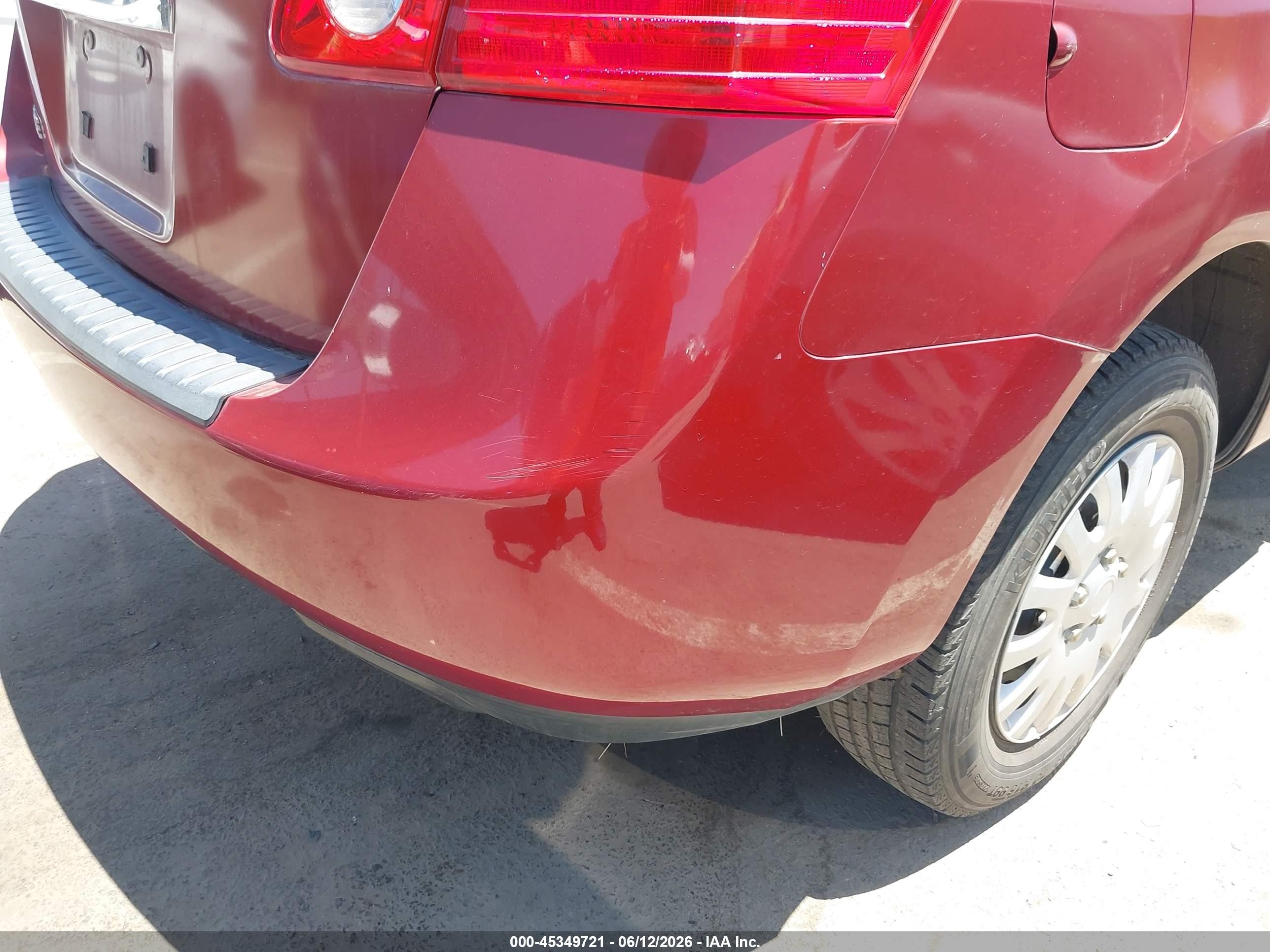 2013 Nissan Rogue S Red vin: JN8AS5MT4DW524405
