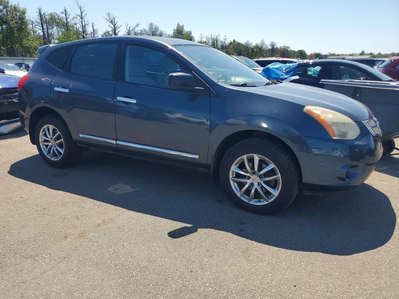 2013 Nissan Rogue S Teal vin: JN8AS5MT4DW527983
