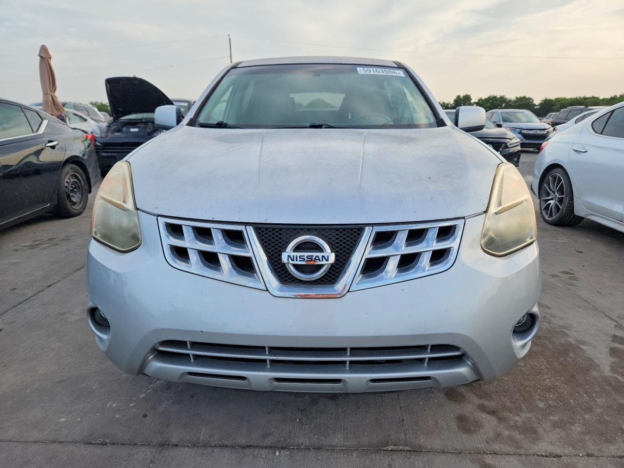 2013 Nissan Rogue S Silver vin: JN8AS5MT4DW529622