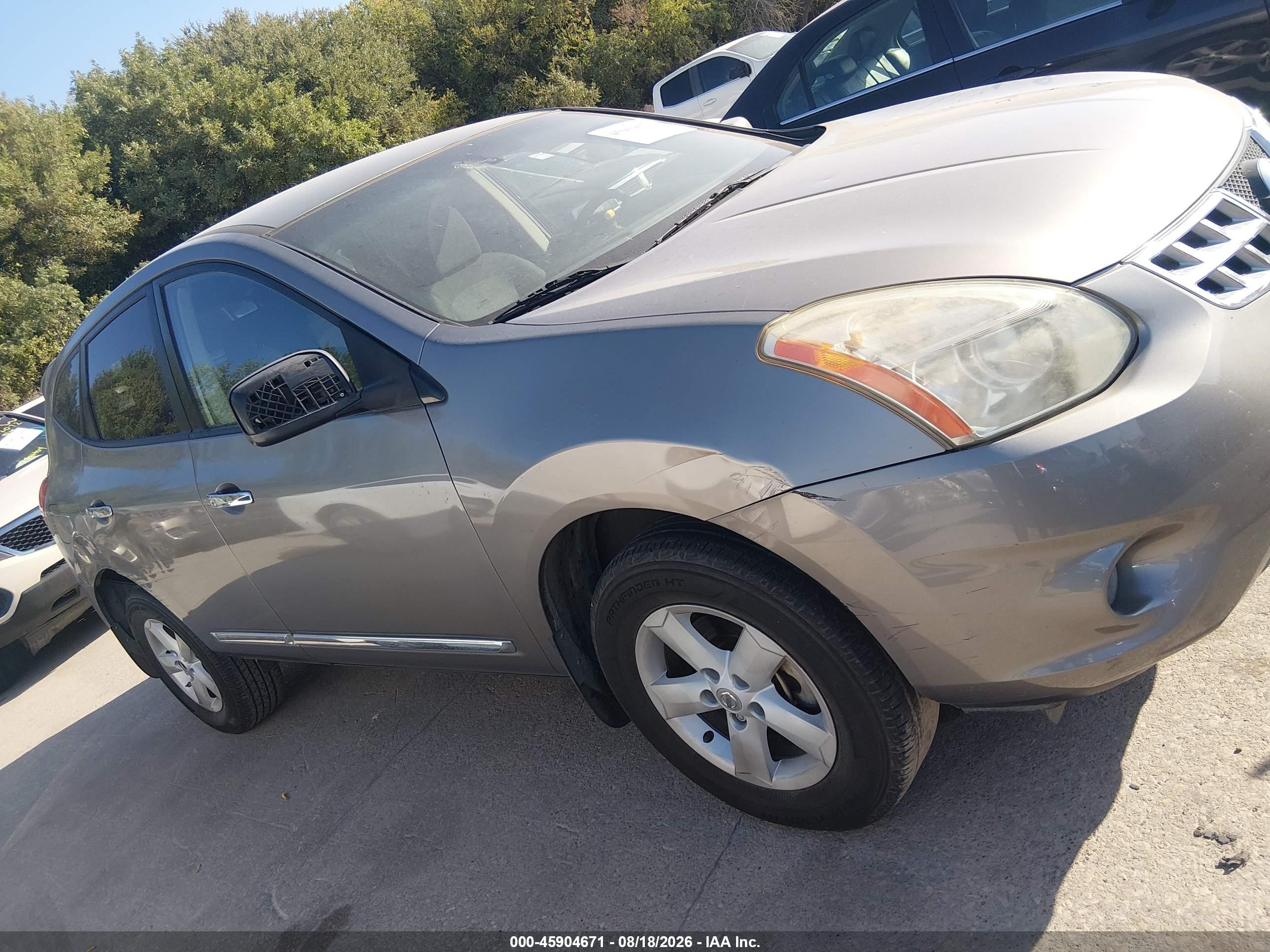 2013 Nissan Rogue S Beige vin: JN8AS5MT4DW534237