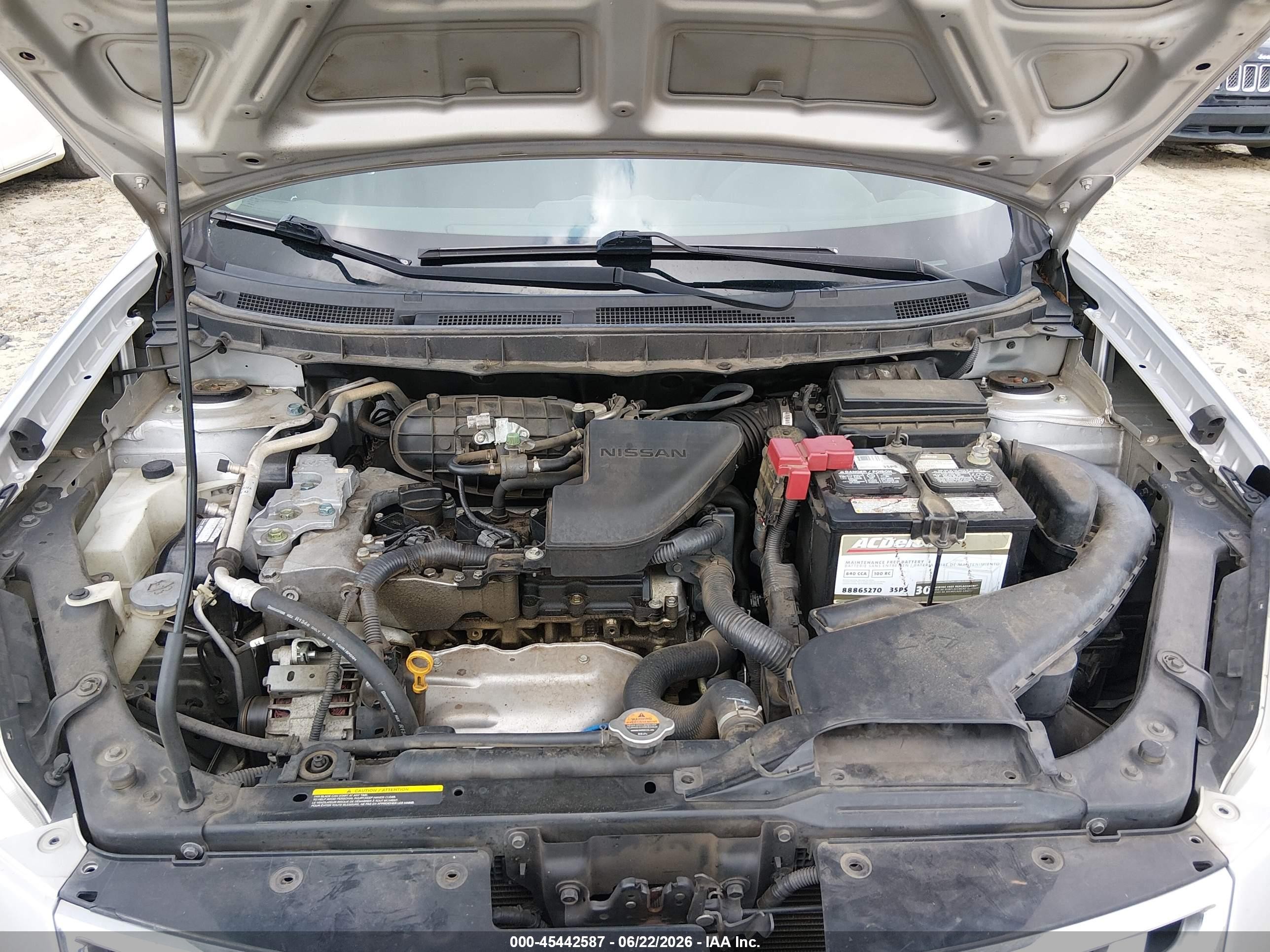 2013 Nissan Rogue S Silver vin: JN8AS5MT4DW536991