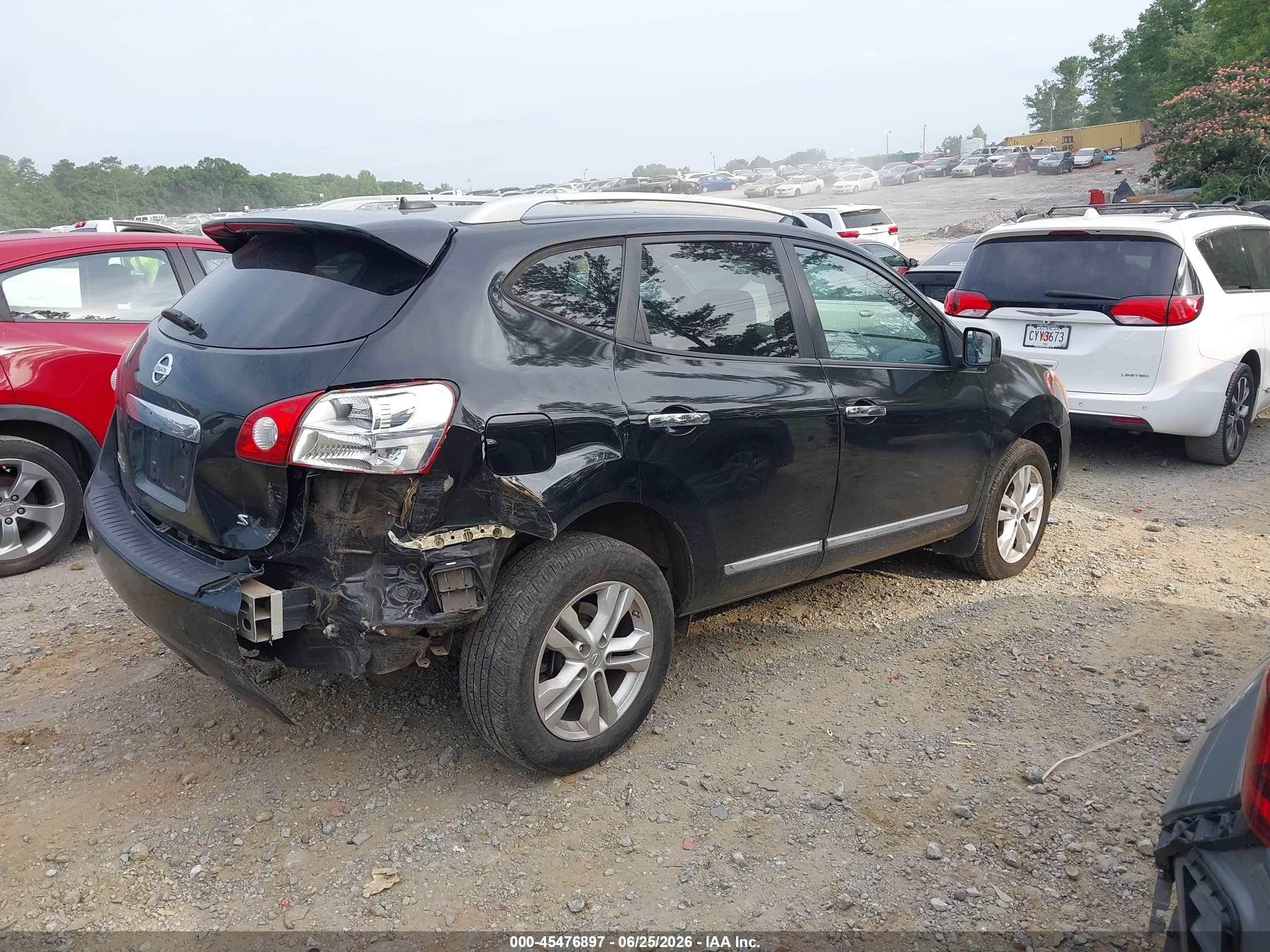 2013 Nissan Rogue Sv Black vin: JN8AS5MT4DW540717