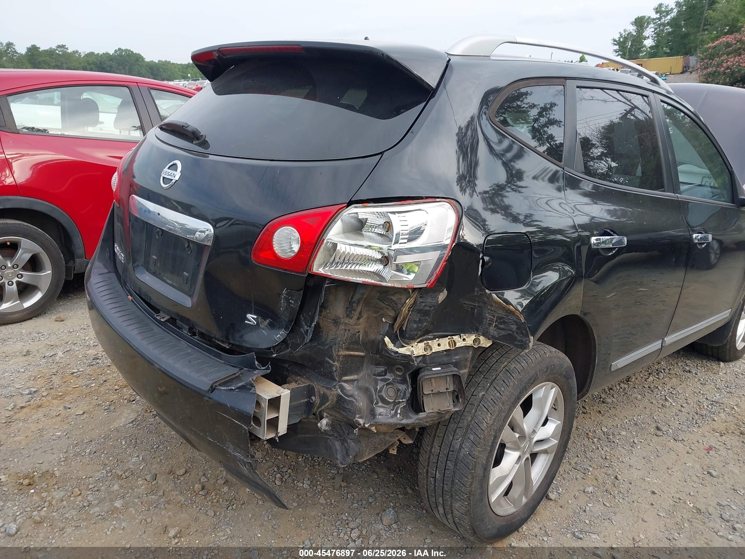 2013 Nissan Rogue Sv Black vin: JN8AS5MT4DW540717