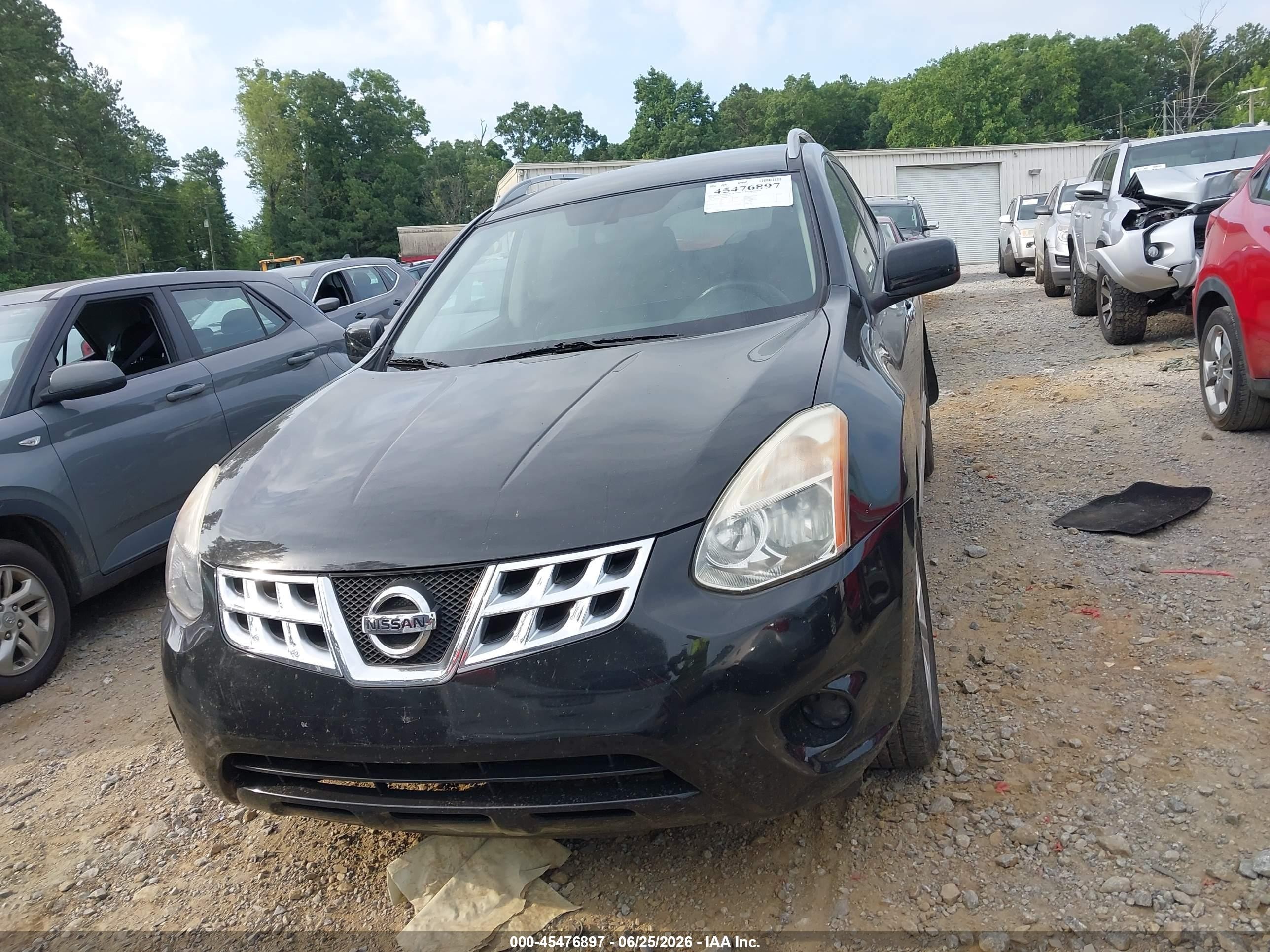 2013 Nissan Rogue Sv Black vin: JN8AS5MT4DW540717