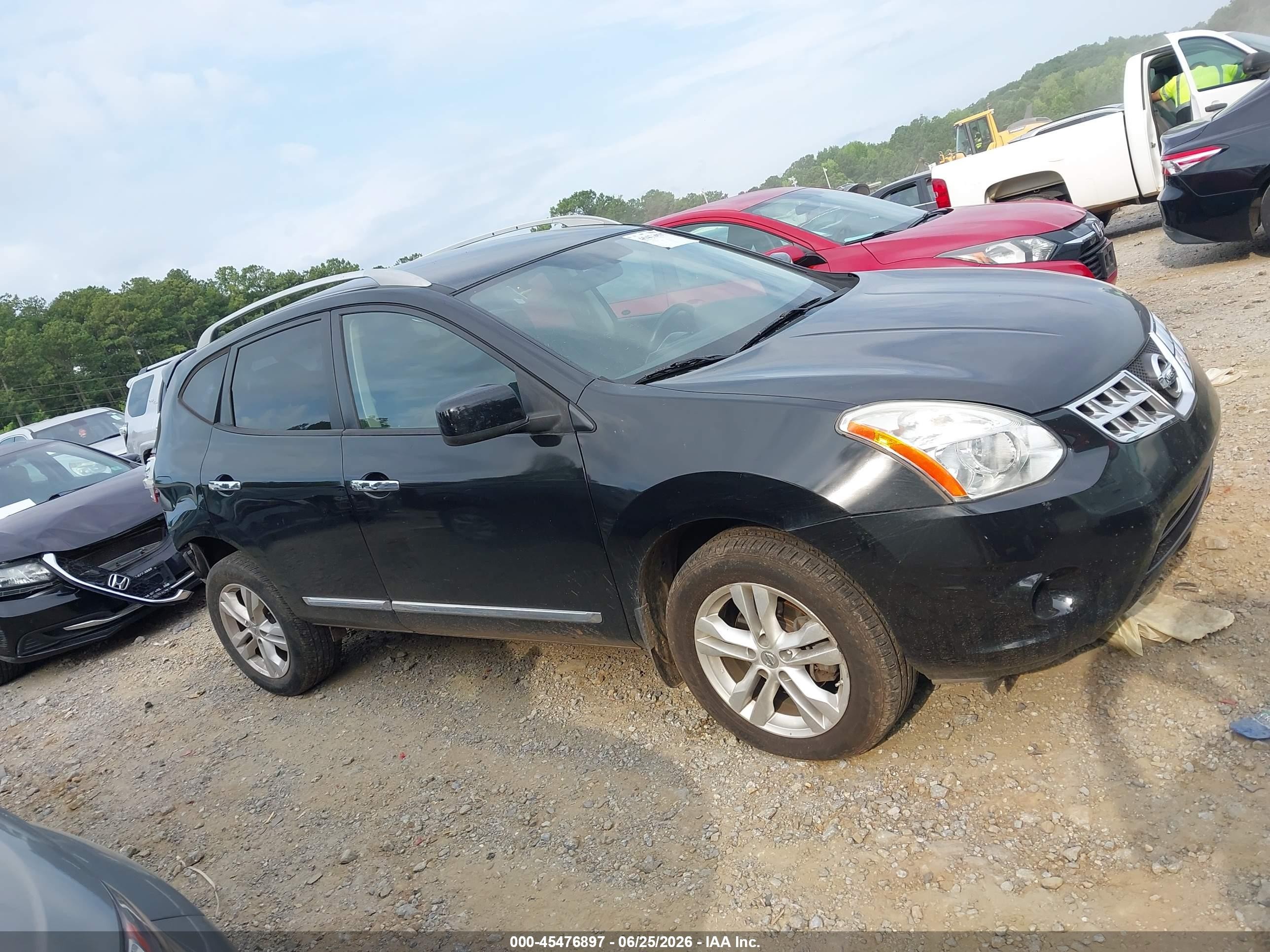 2013 Nissan Rogue Sv Black vin: JN8AS5MT4DW540717