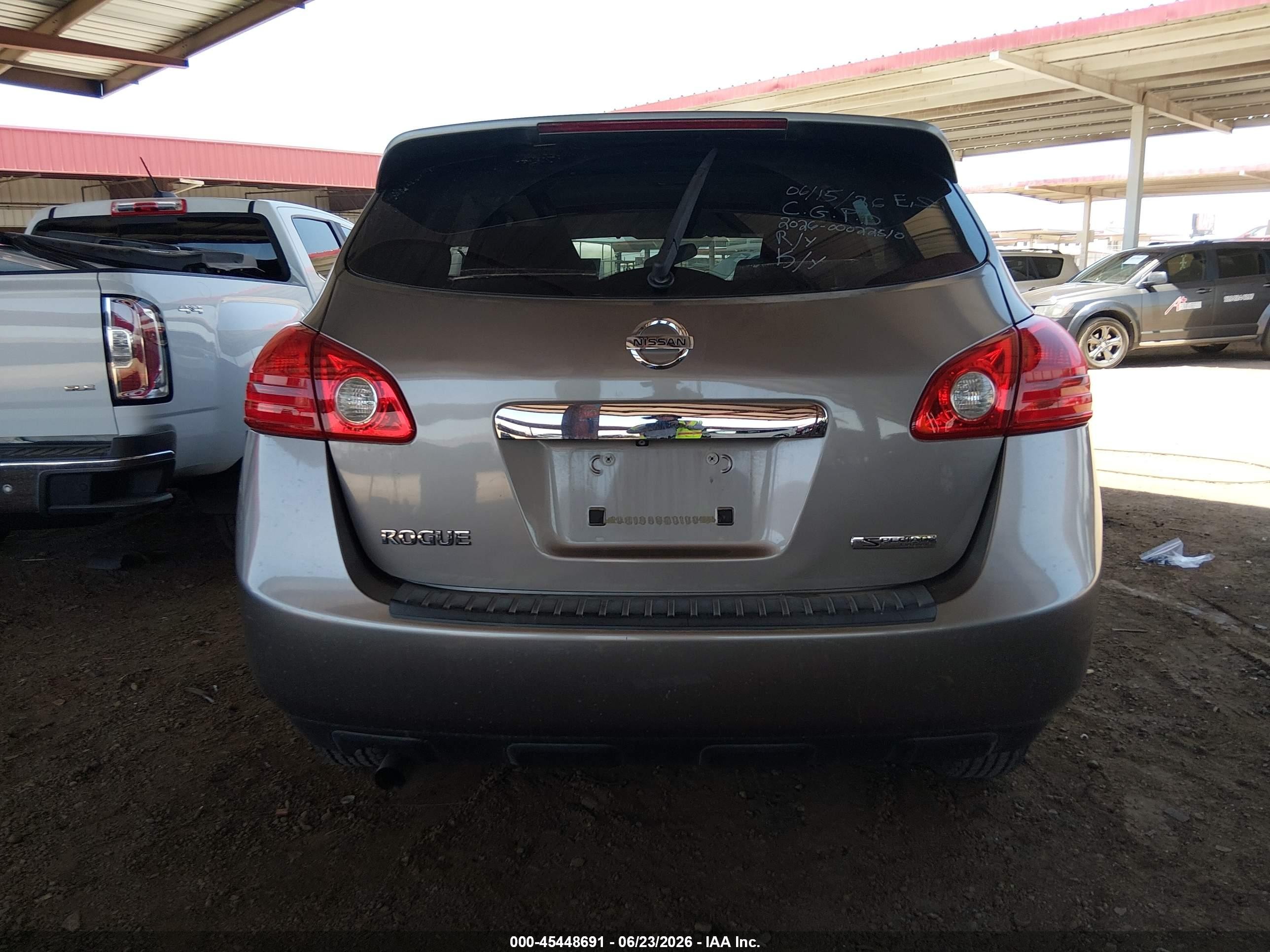 2013 Nissan Rogue S Gray vin: JN8AS5MT4DW541446