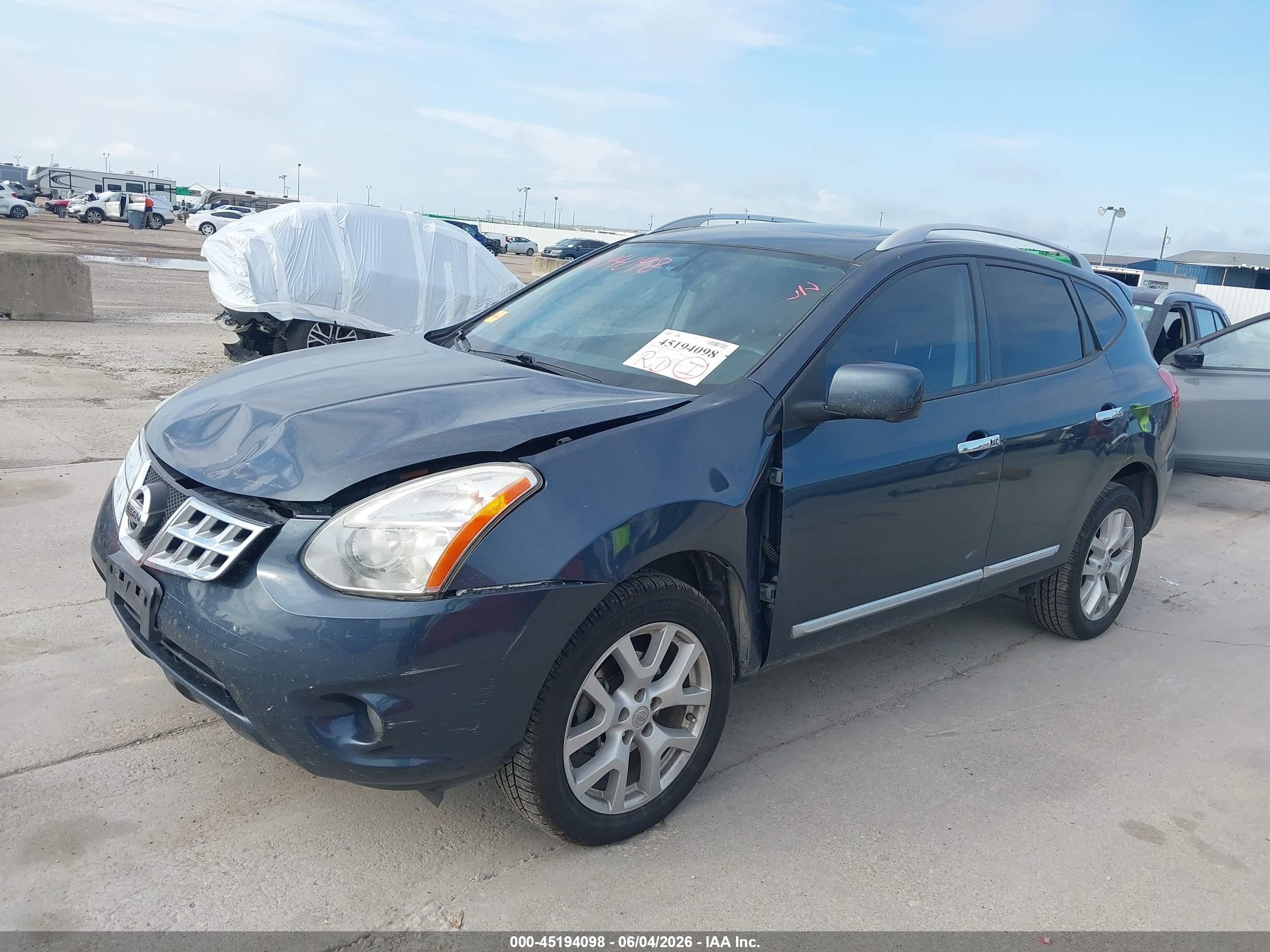2013 Nissan Rogue Sv W/sl Pkg Gray vin: JN8AS5MT4DW542547