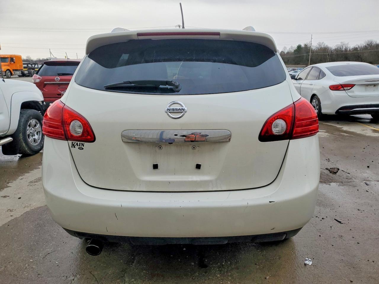 2013 Nissan Rogue White vin: JN8AS5MT4DW543231