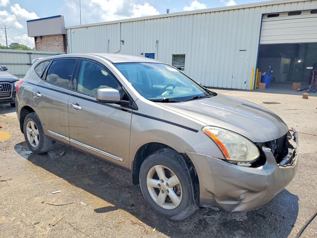 2013 Nissan Rogue S Серый vin: JN8AS5MT4DW545724